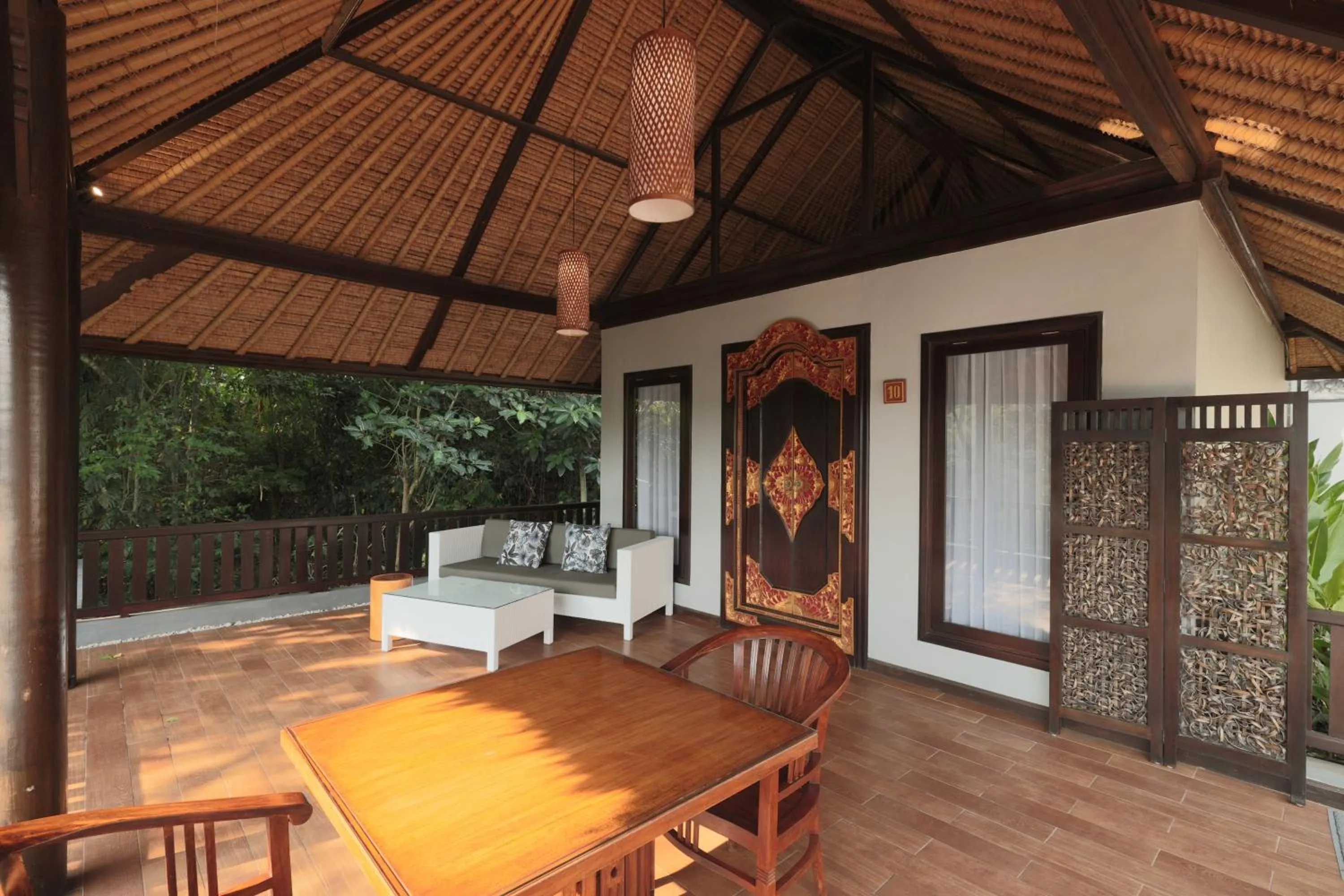 Patio in Ubud Dedari Villas