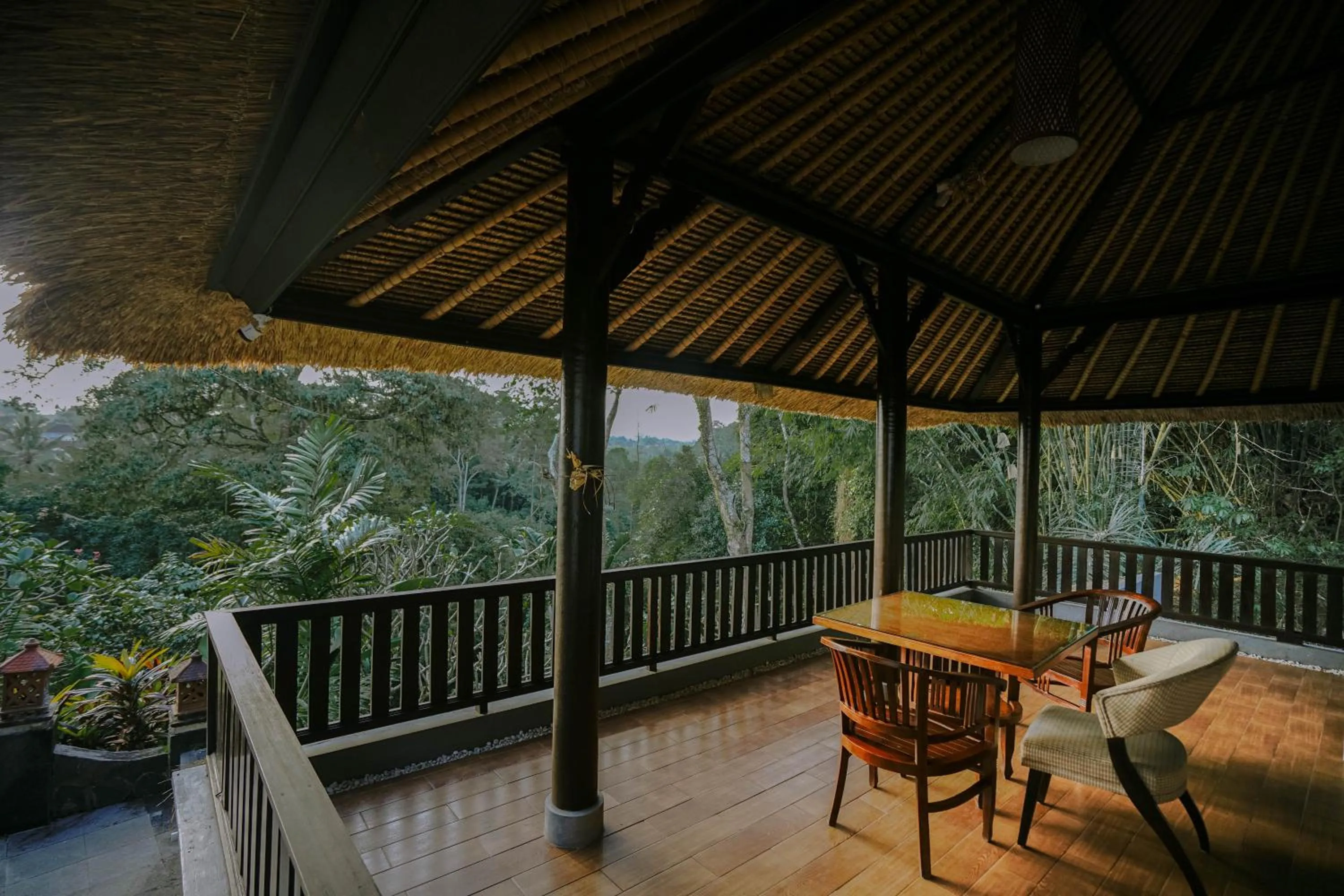 Dining area in Ubud Dedari Villas