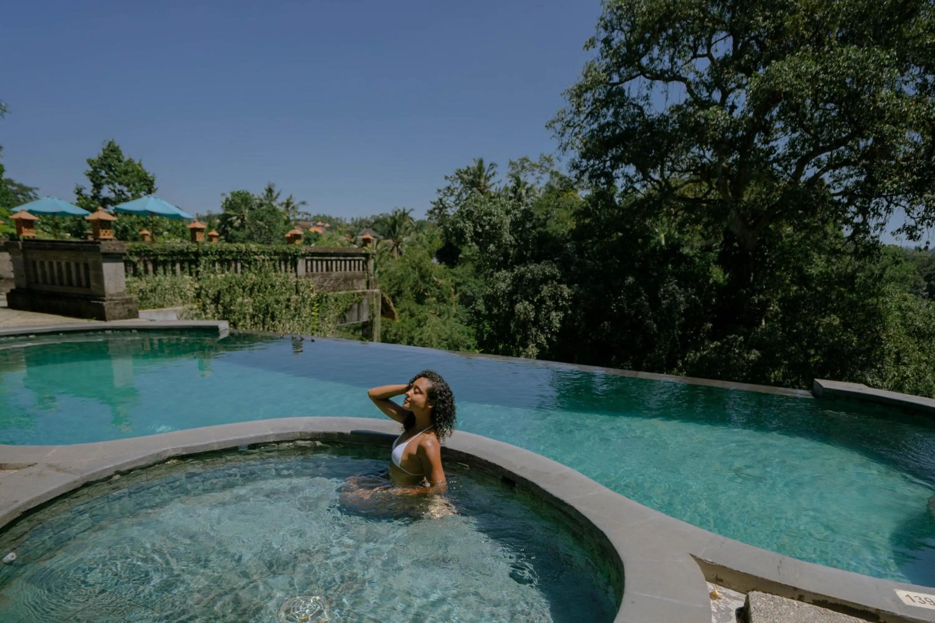 Pool view in Ubud Dedari Villas