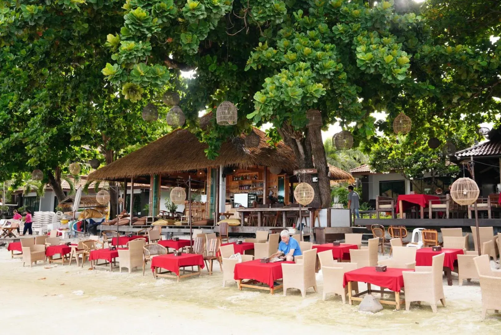 Inner courtyard view in Silversand Resort Inner courtyard view in Silversand Resort