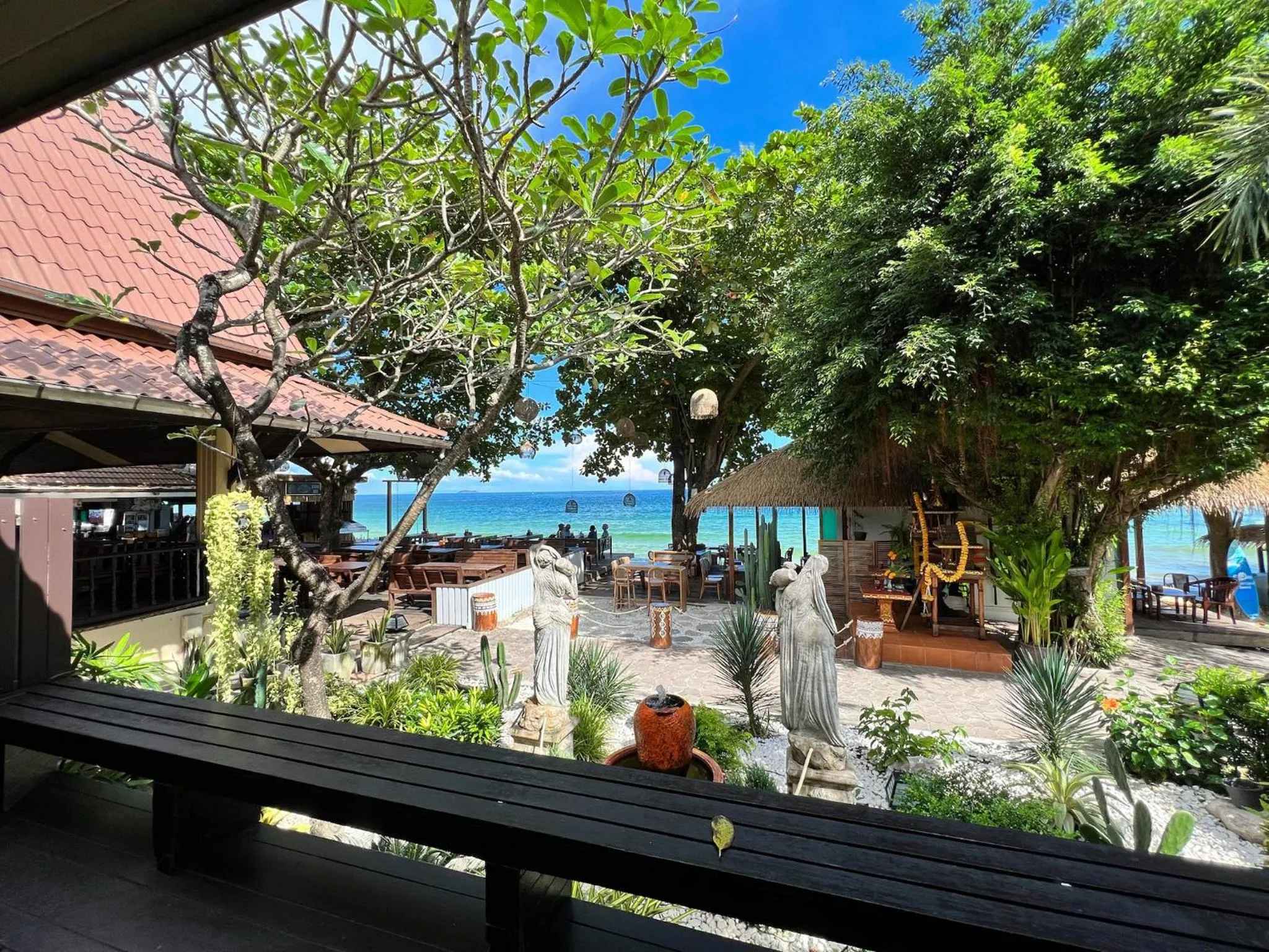 Inner courtyard view in Silversand Resort