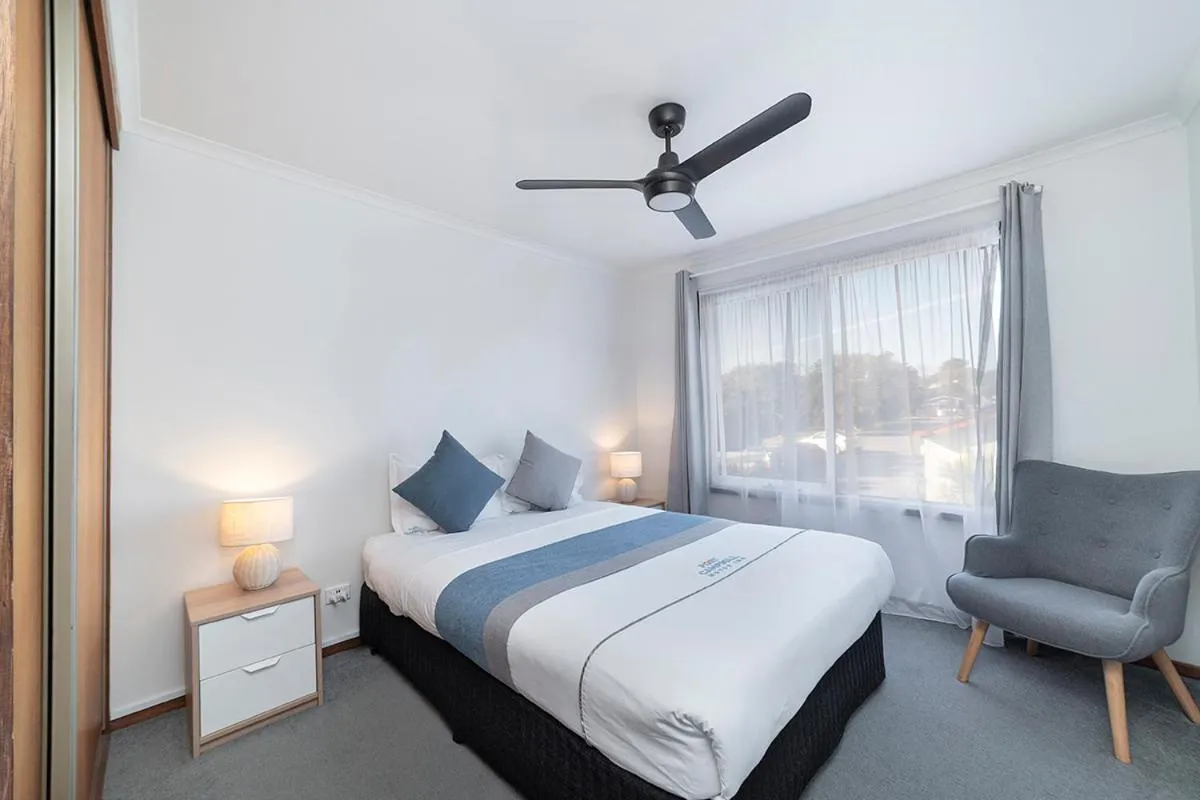 Bed in Port Campbell Motor Inn