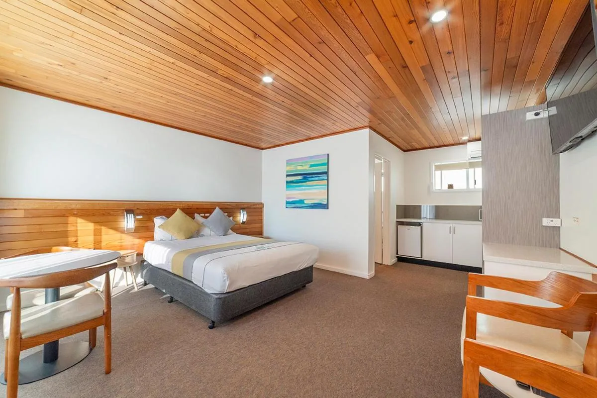 Bed in Port Campbell Motor Inn