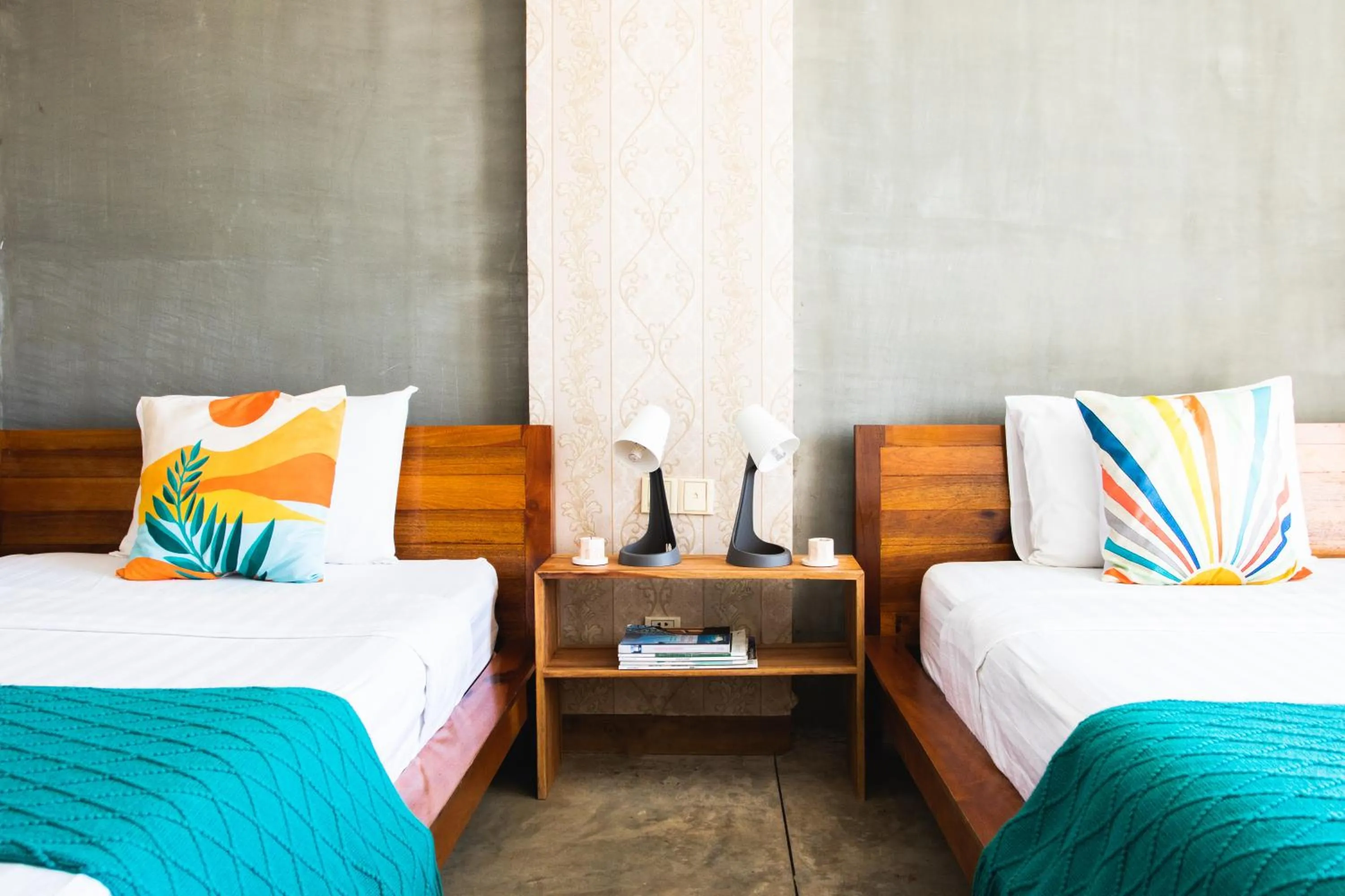 Bed in Saravoan-Kep Hotel