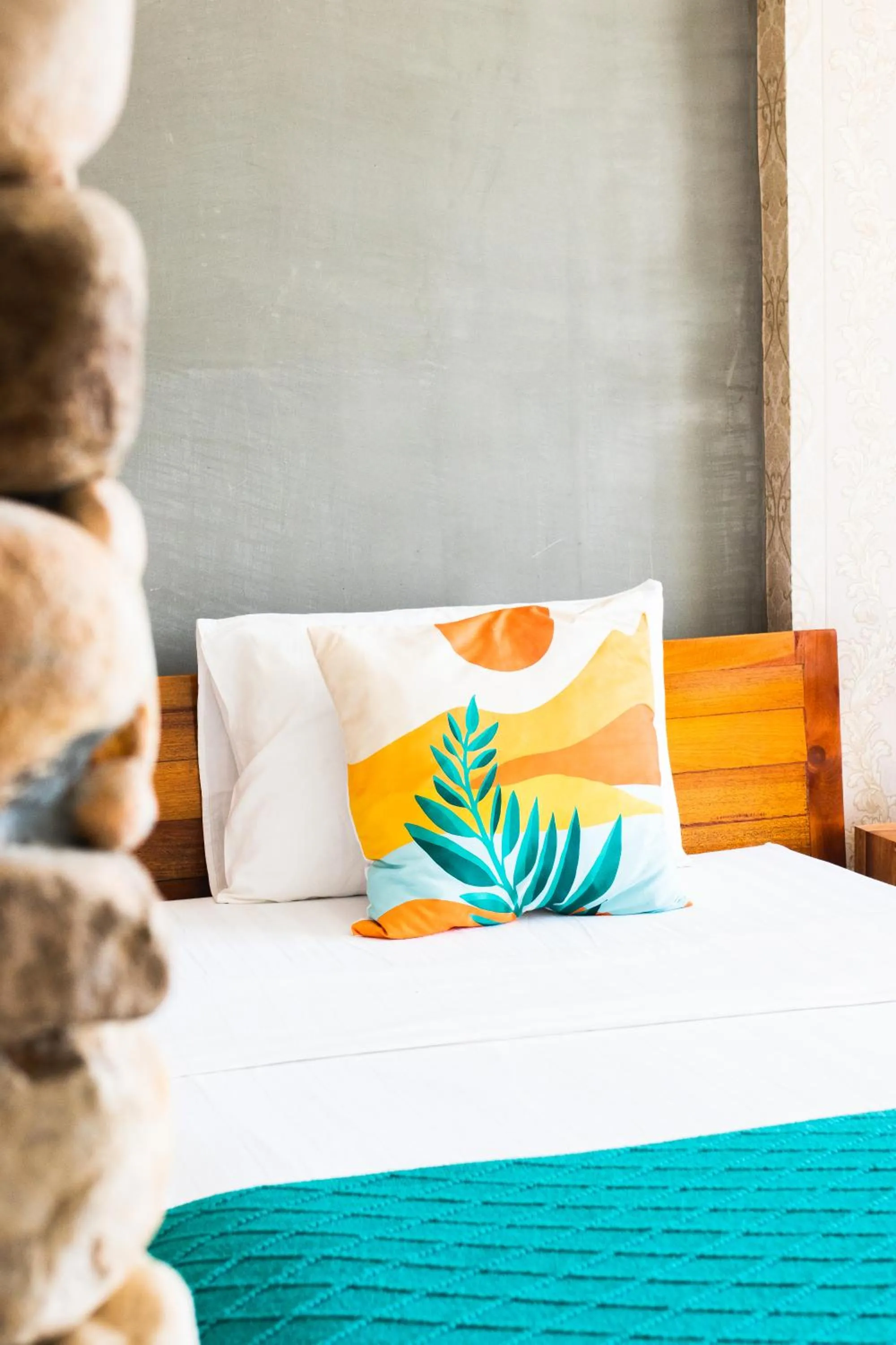 Bed in Saravoan-Kep Hotel