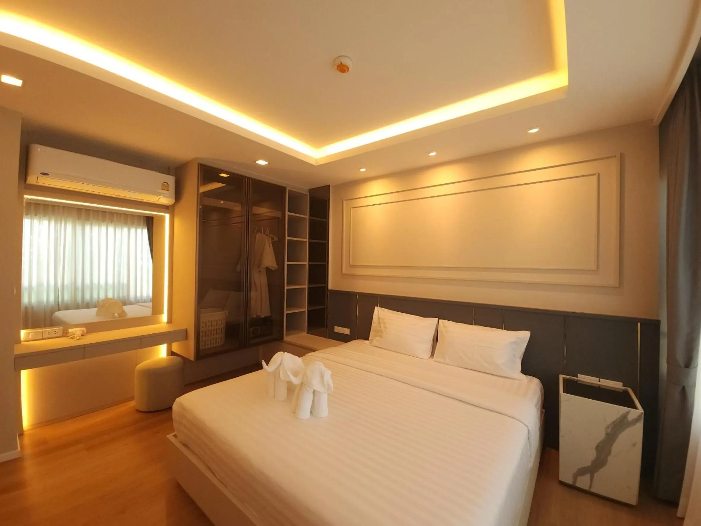 Bed in The Regent ​Phuket ​Serviced Apartment ​Kamala ​Beach