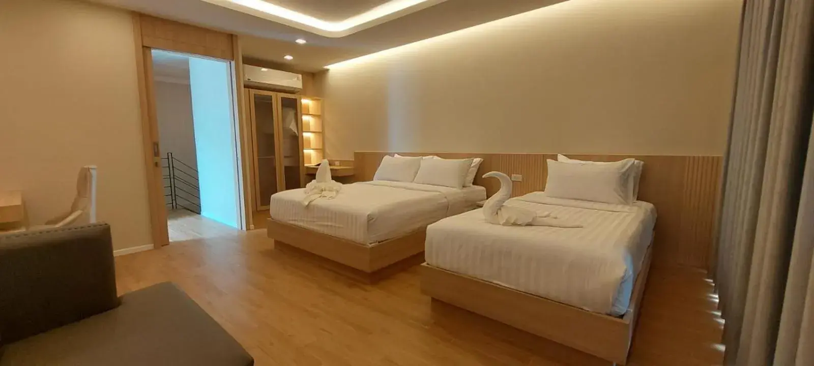 Bed in The Regent Phuket Serviced Apartment Kamala Beach Bed in The Regent Phuket Serviced Apartment Kamala Beach