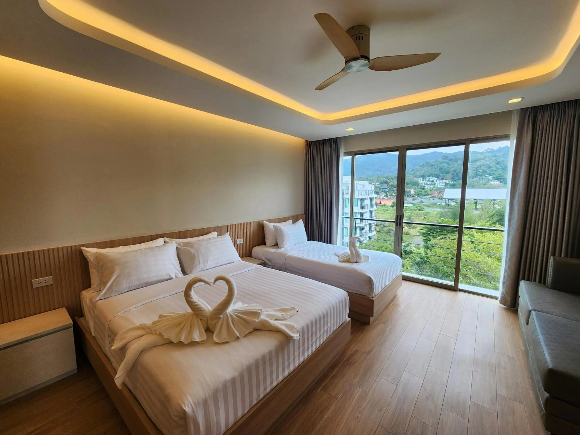Bed in The Regent ​Phuket ​Serviced Apartment ​Kamala ​Beach