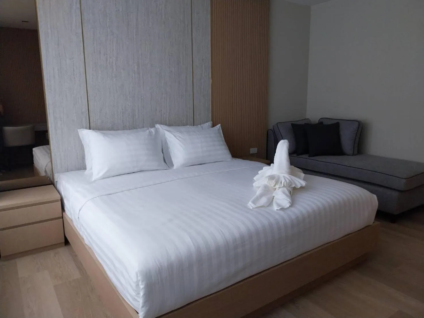 Bed in The Regent ​Phuket ​Serviced Apartment ​Kamala ​Beach
