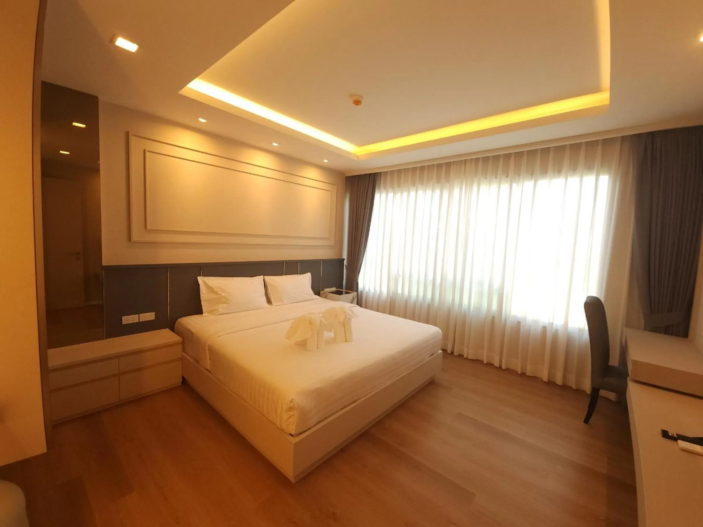 Bed in The Regent ​Phuket ​Serviced Apartment ​Kamala ​Beach