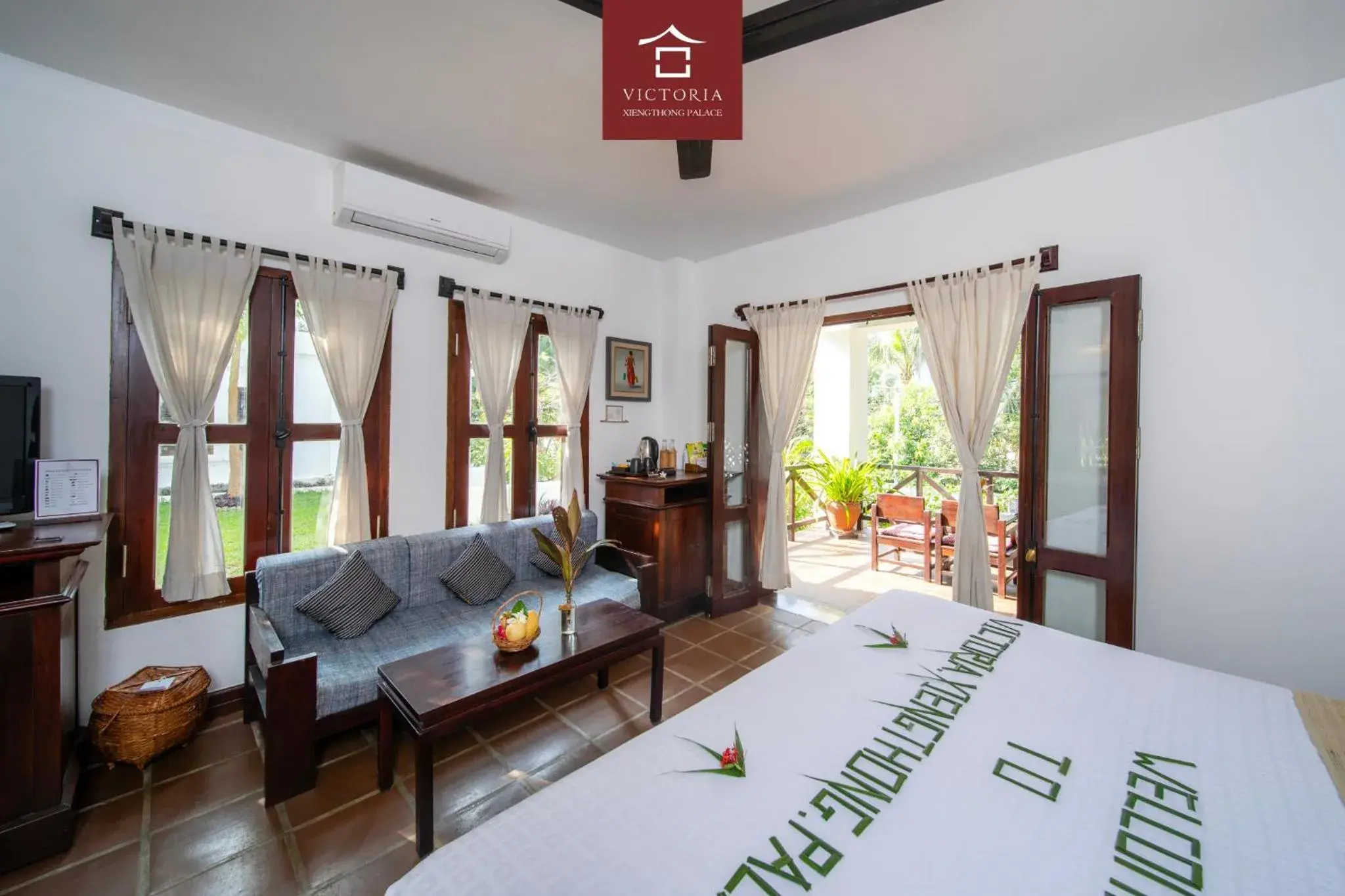 Bed in Victoria XiengThong Palace Bed in Victoria XiengThong Palace