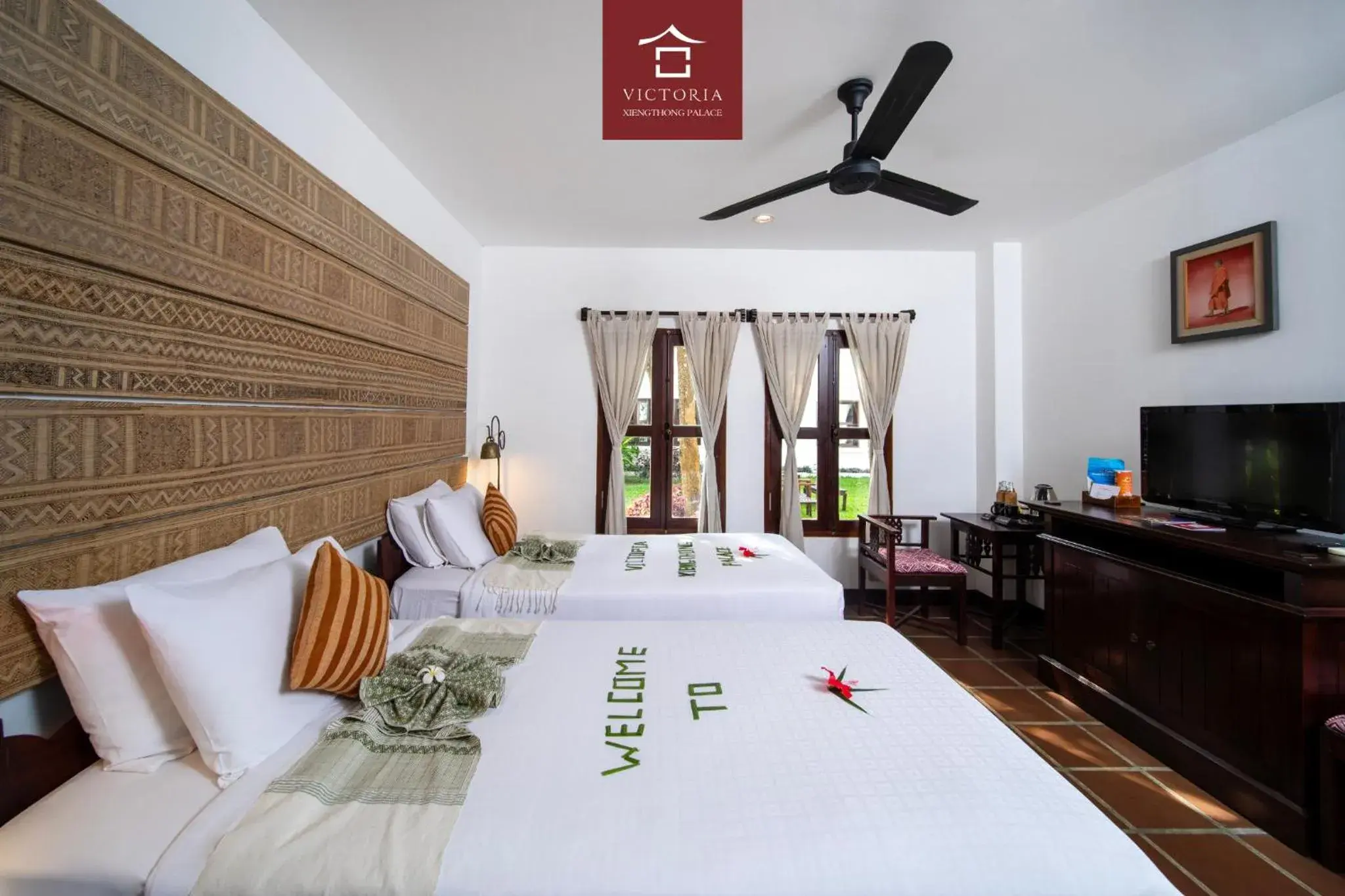 Bed in Victoria XiengThong Palace Bed in Victoria XiengThong Palace