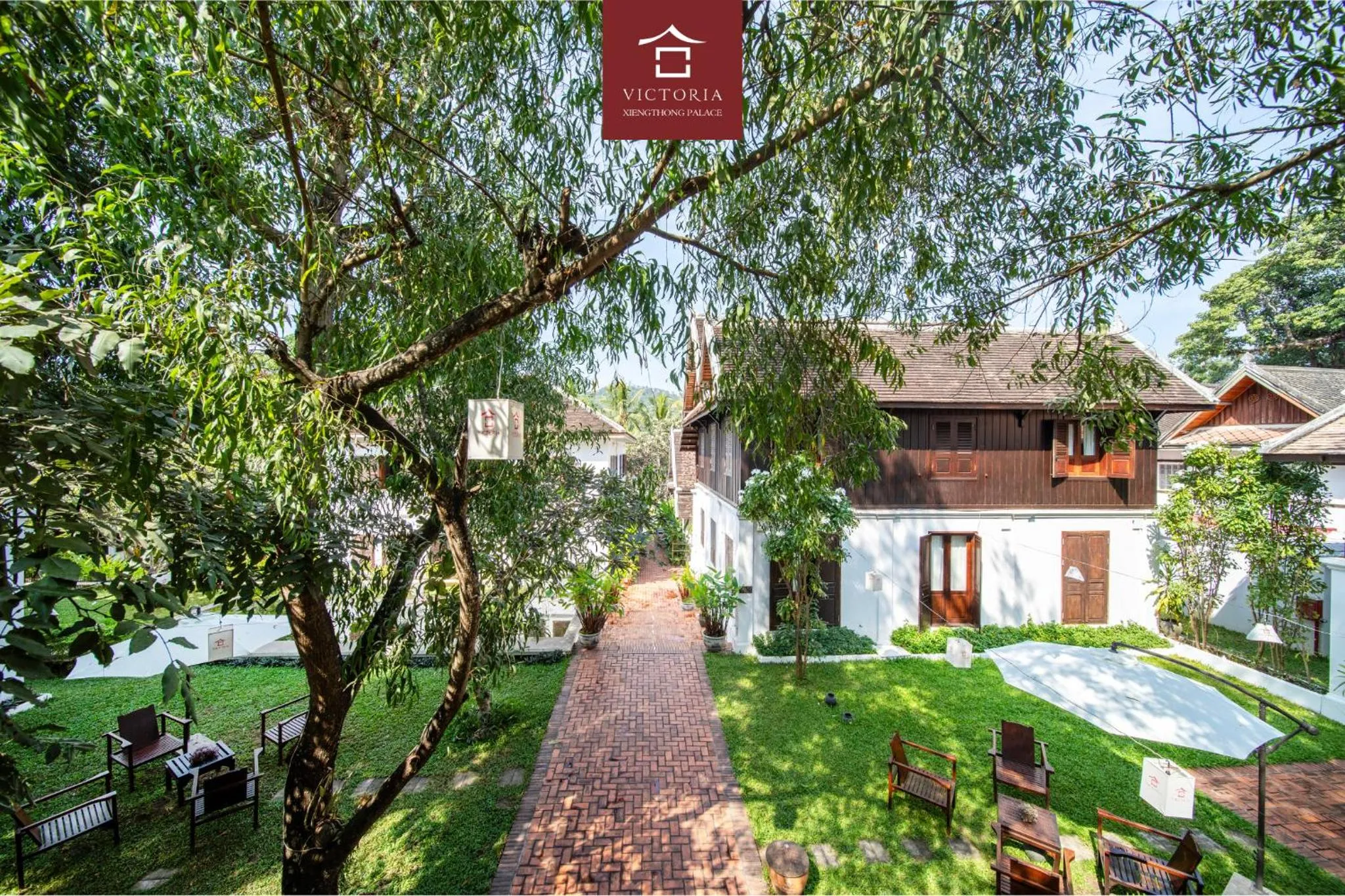 Garden view in Victoria XiengThong Palace