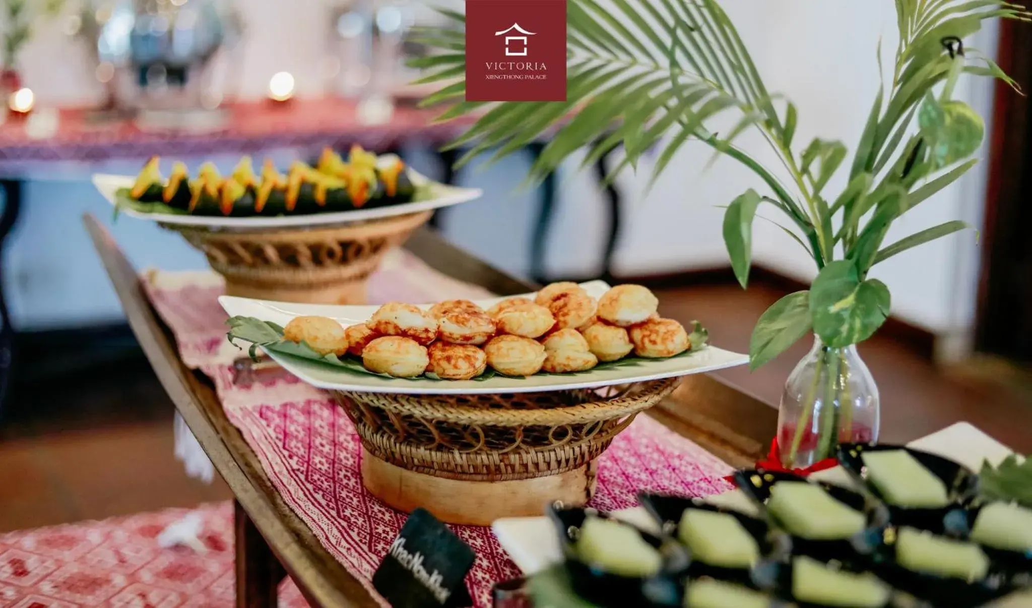 Buffet breakfast in Victoria XiengThong Palace Buffet breakfast in Victoria XiengThong Palace