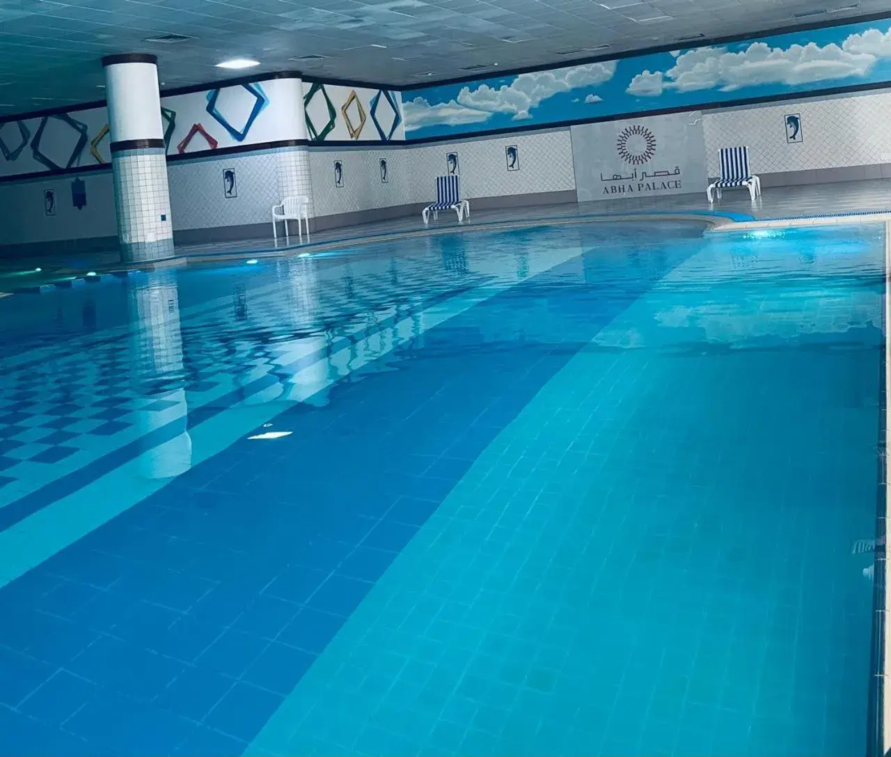 Swimming pool in Abha Palace Hotel Swimming pool in Abha Palace Hotel