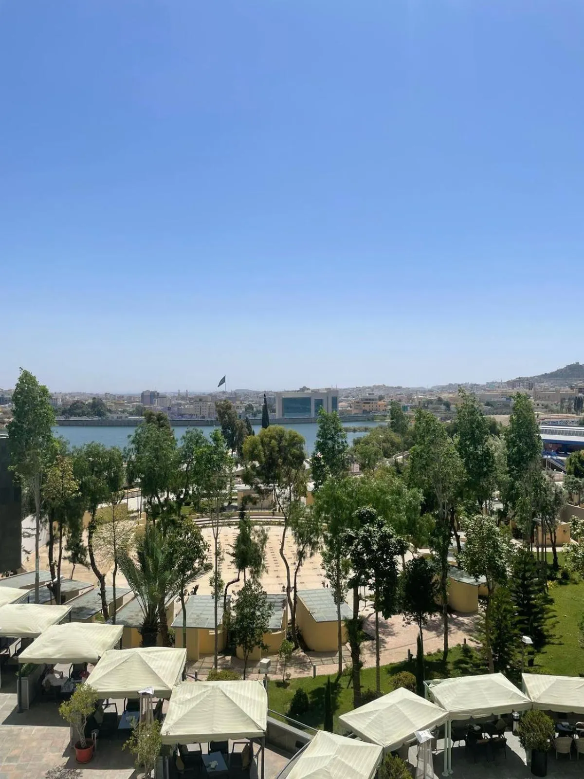Lake view in Abha Palace Hotel