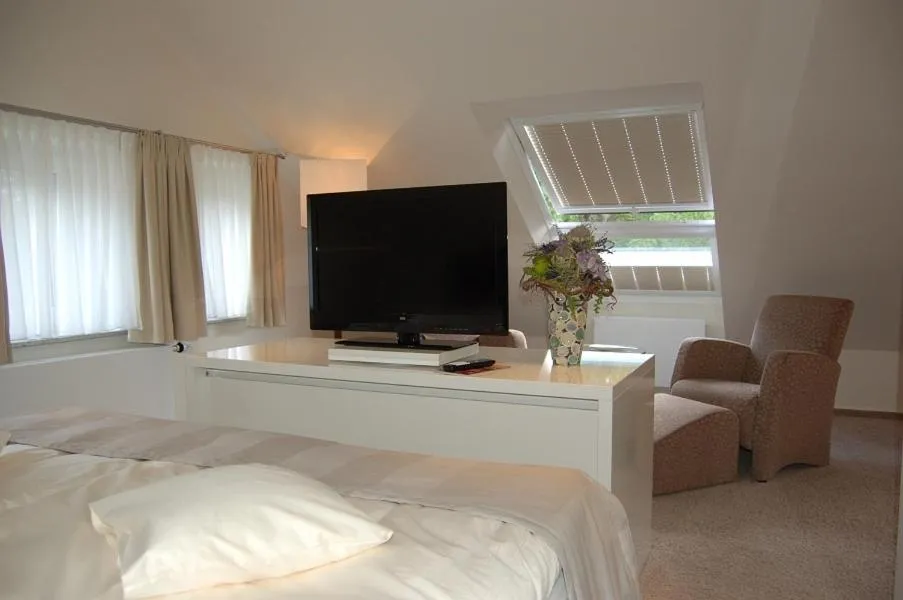 TV and multimedia, Bed in Restaurant Niedmühle Land & Genuss Hotel