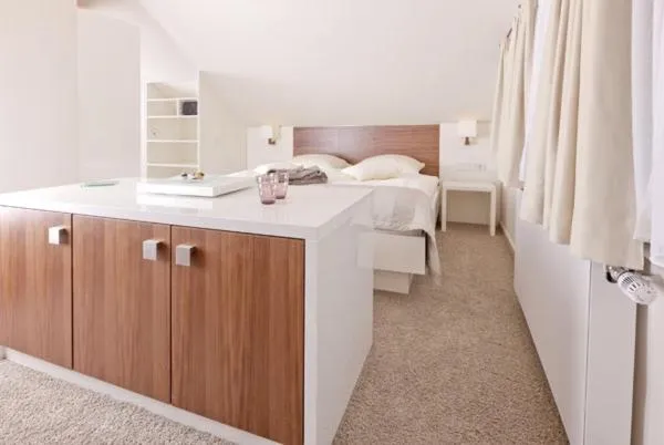 Bed in Restaurant Niedmühle Land & Genuss Hotel