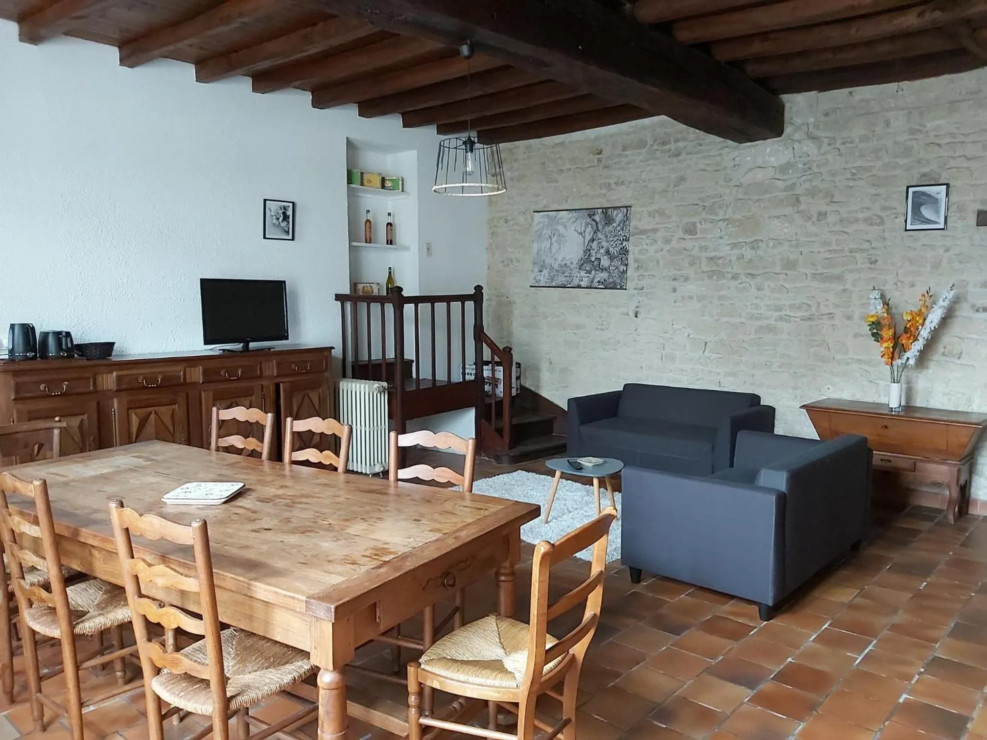 Living room in Logis Des Bessons