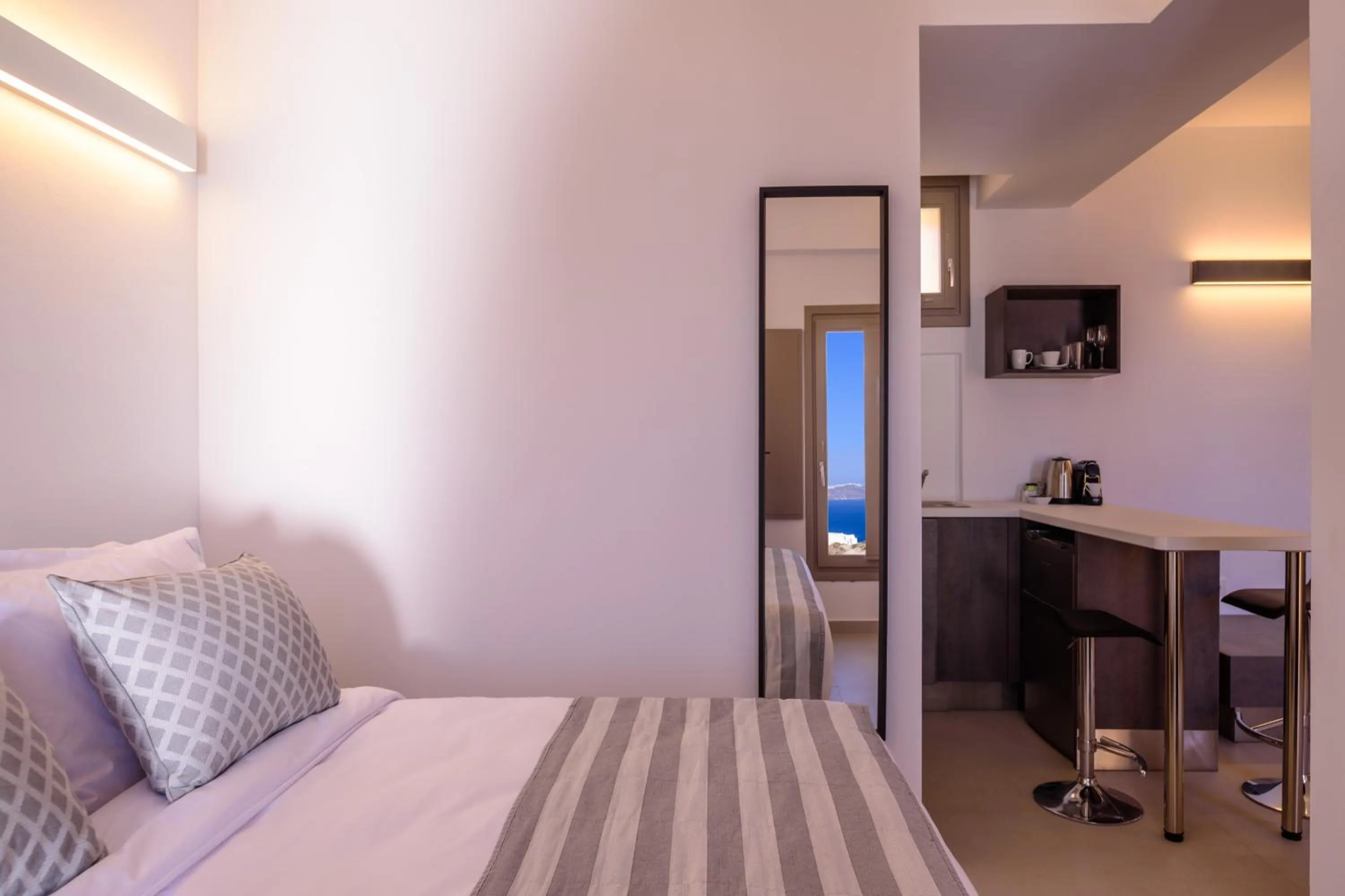 Bed in Kalestesia Suites