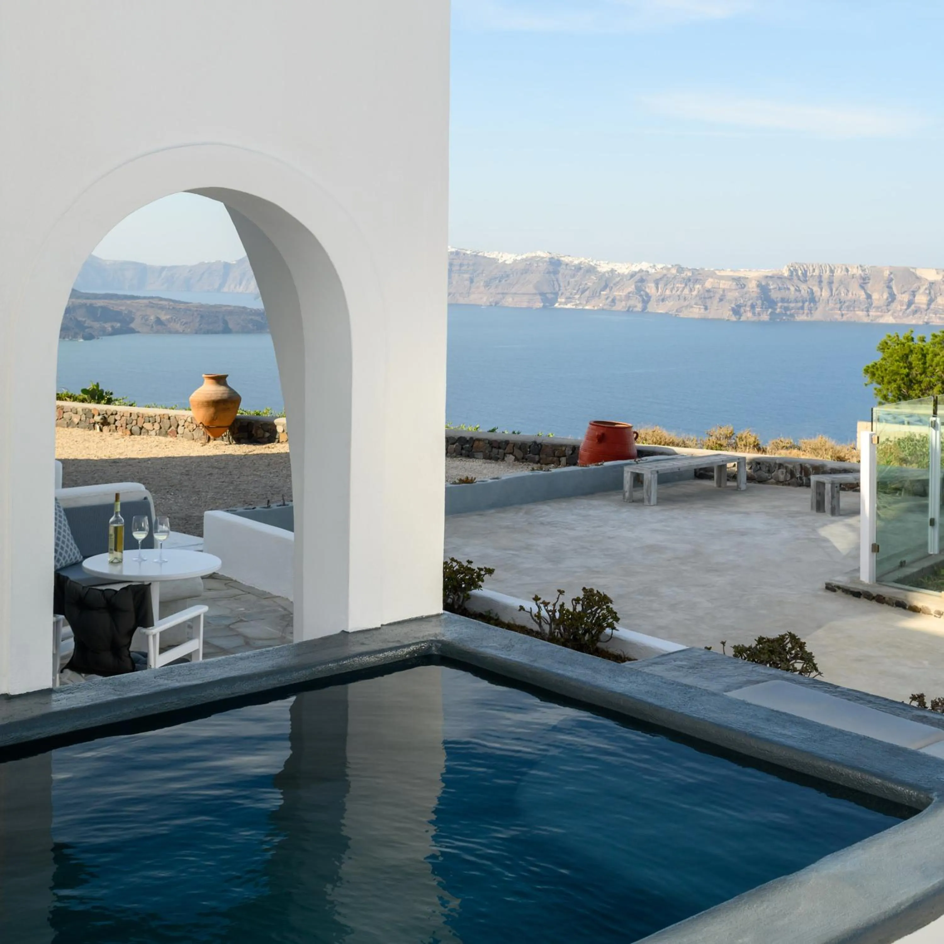 Patio in Kalestesia Suites