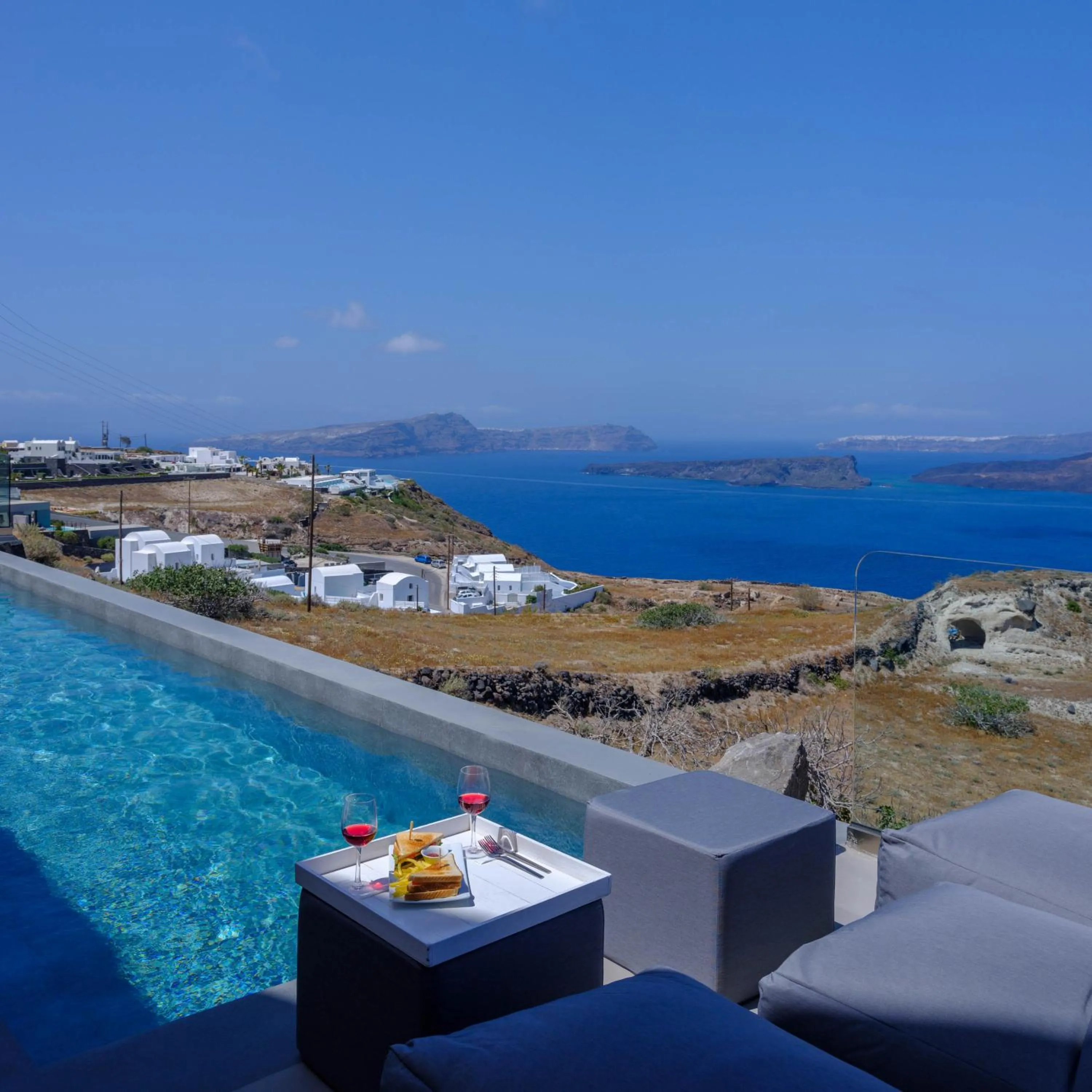 Seating area in Kalestesia Suites