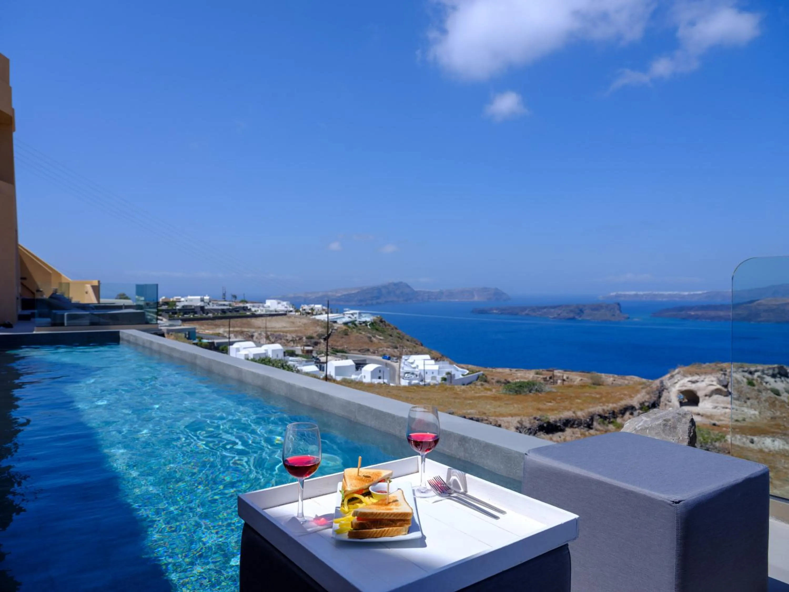 Seating area in Kalestesia Suites