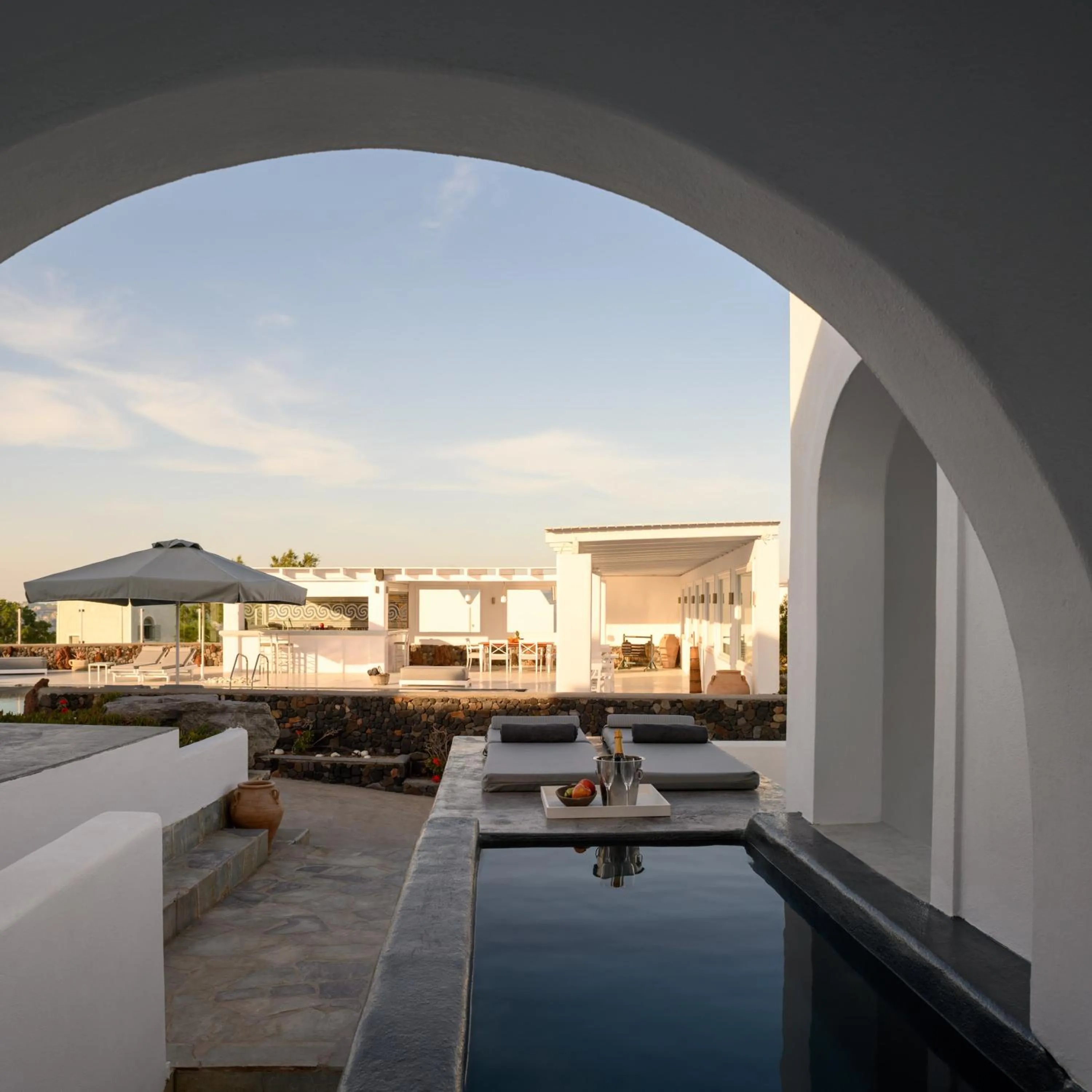 Patio in Kalestesia Suites