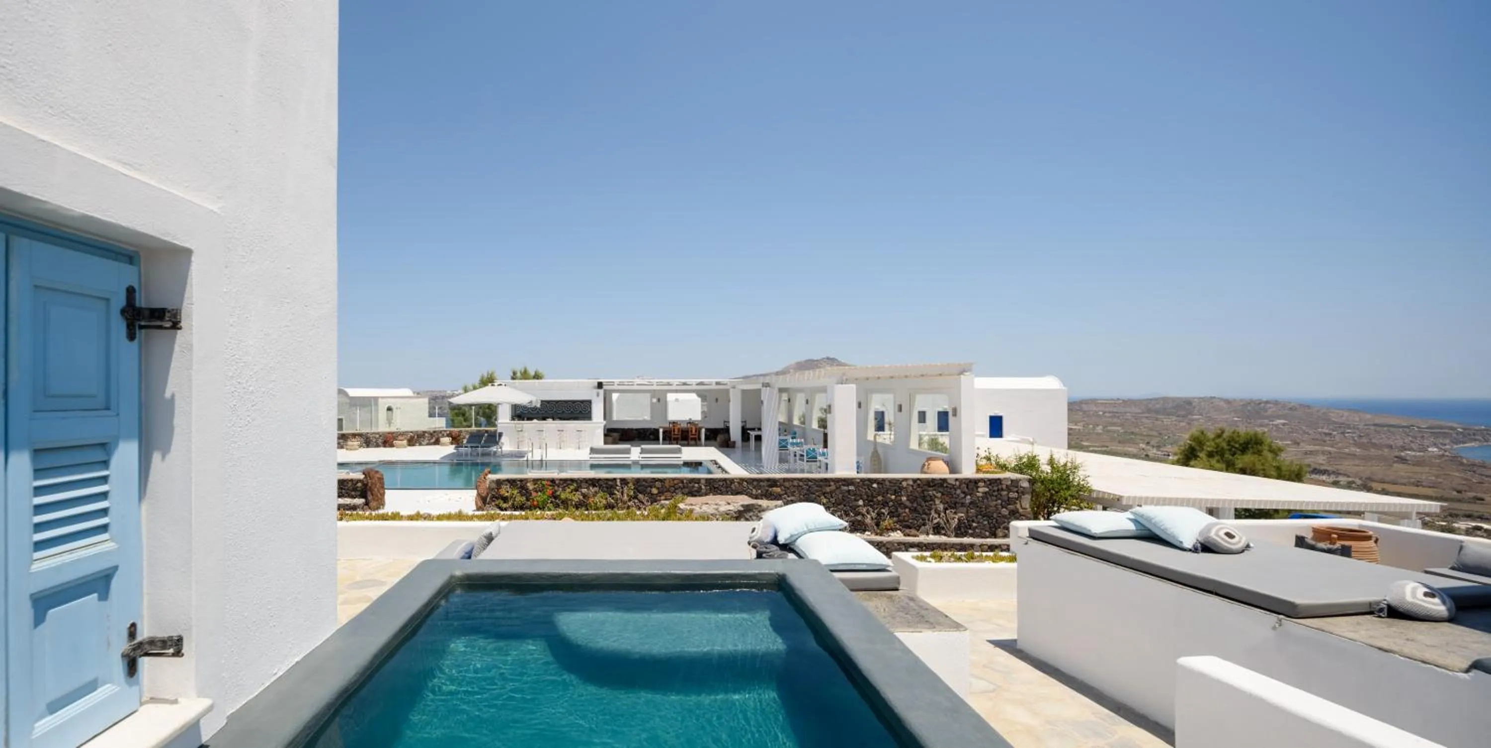 Seating area in Kalestesia Suites