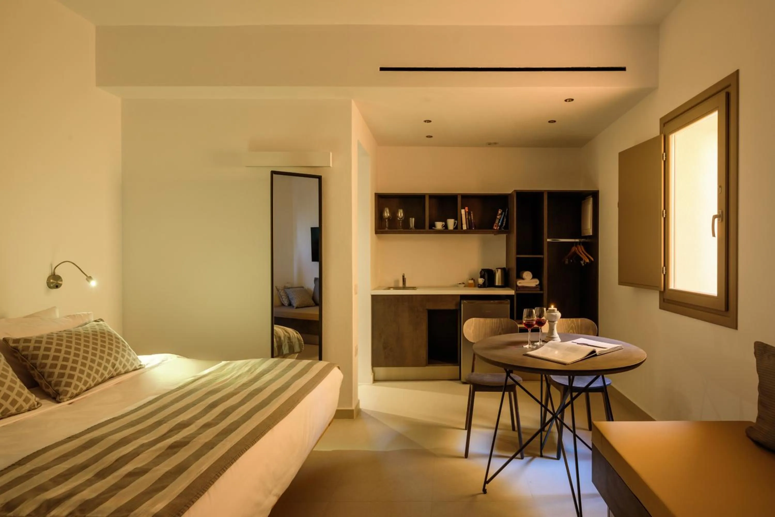 Bed in Kalestesia Suites