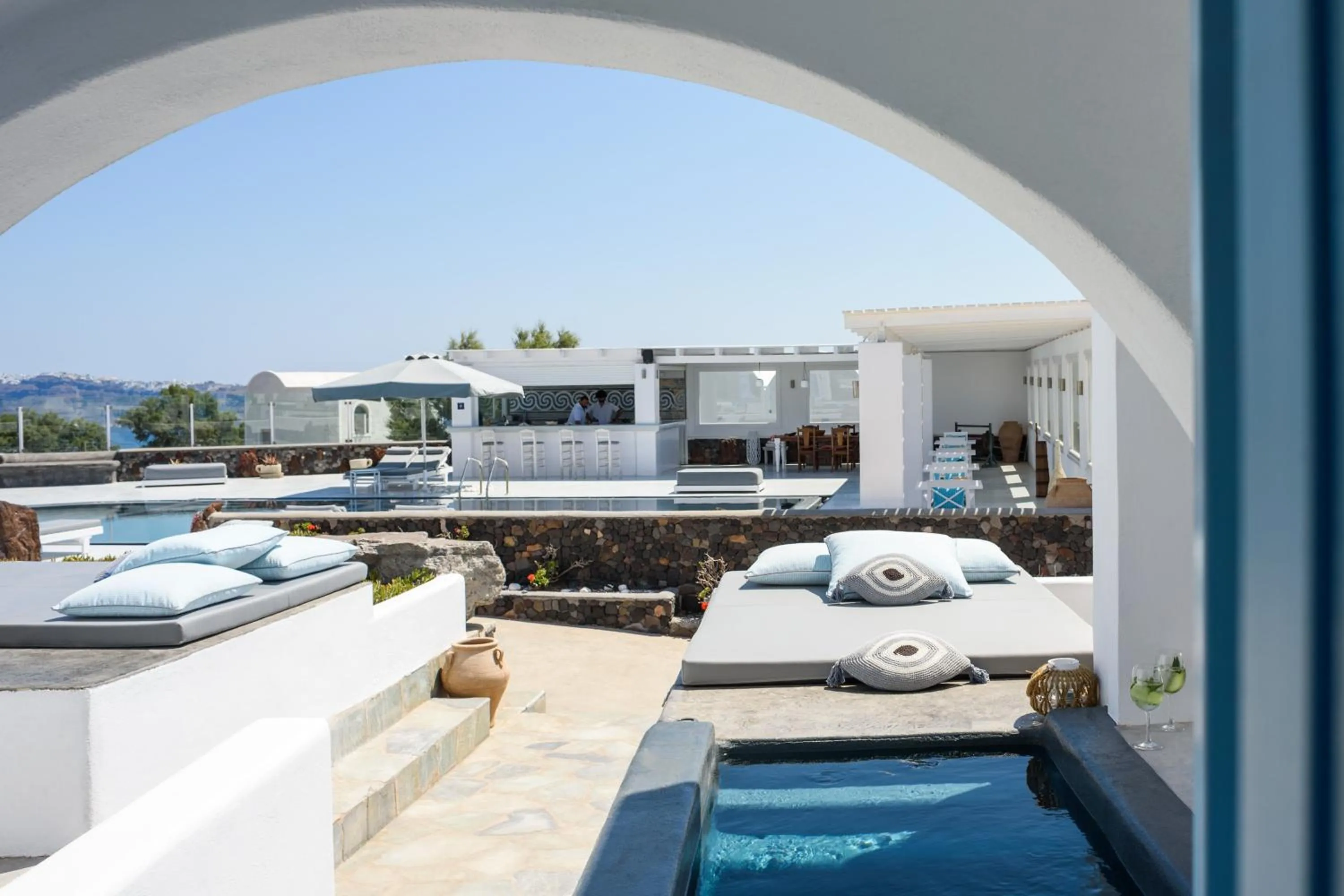 Patio in Kalestesia Suites