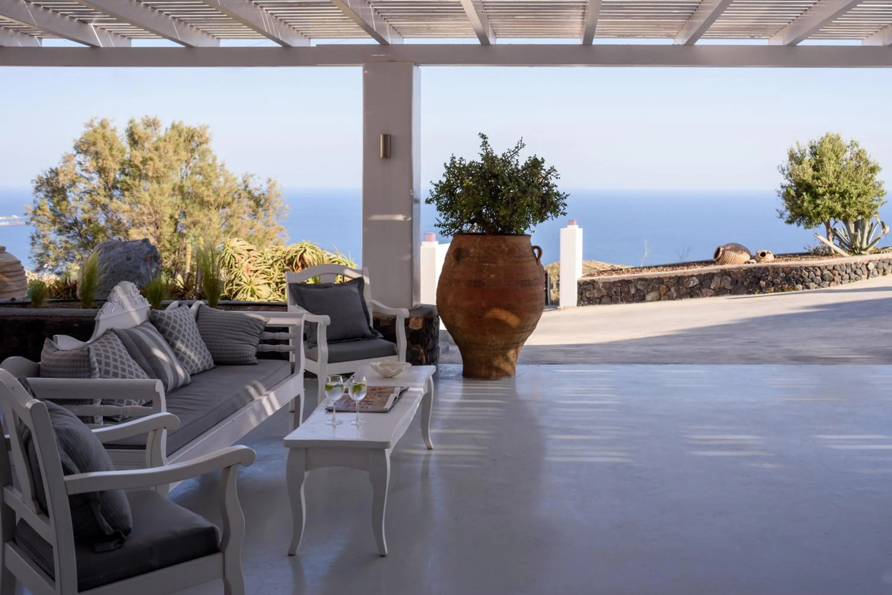 Patio in Kalestesia Suites