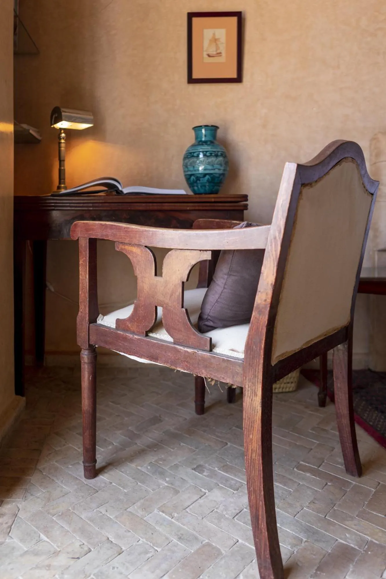 Seating area in La Maison de Tanger