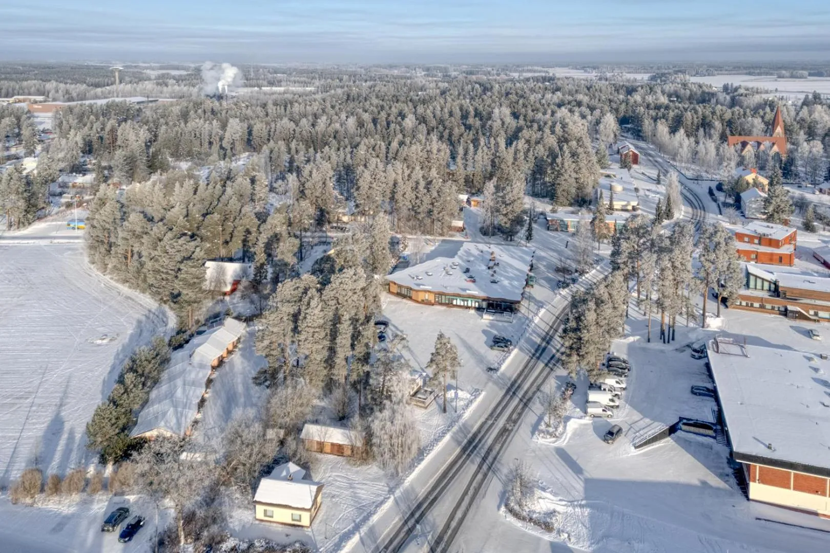 Property building in Jääskän Loma Apartment Hotel Härmä