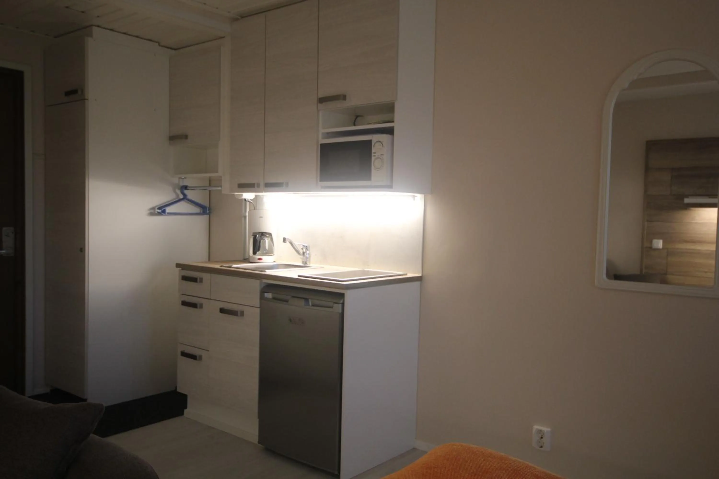 Kitchen or kitchenette in Jääskän Loma Apartment Hotel Härmä