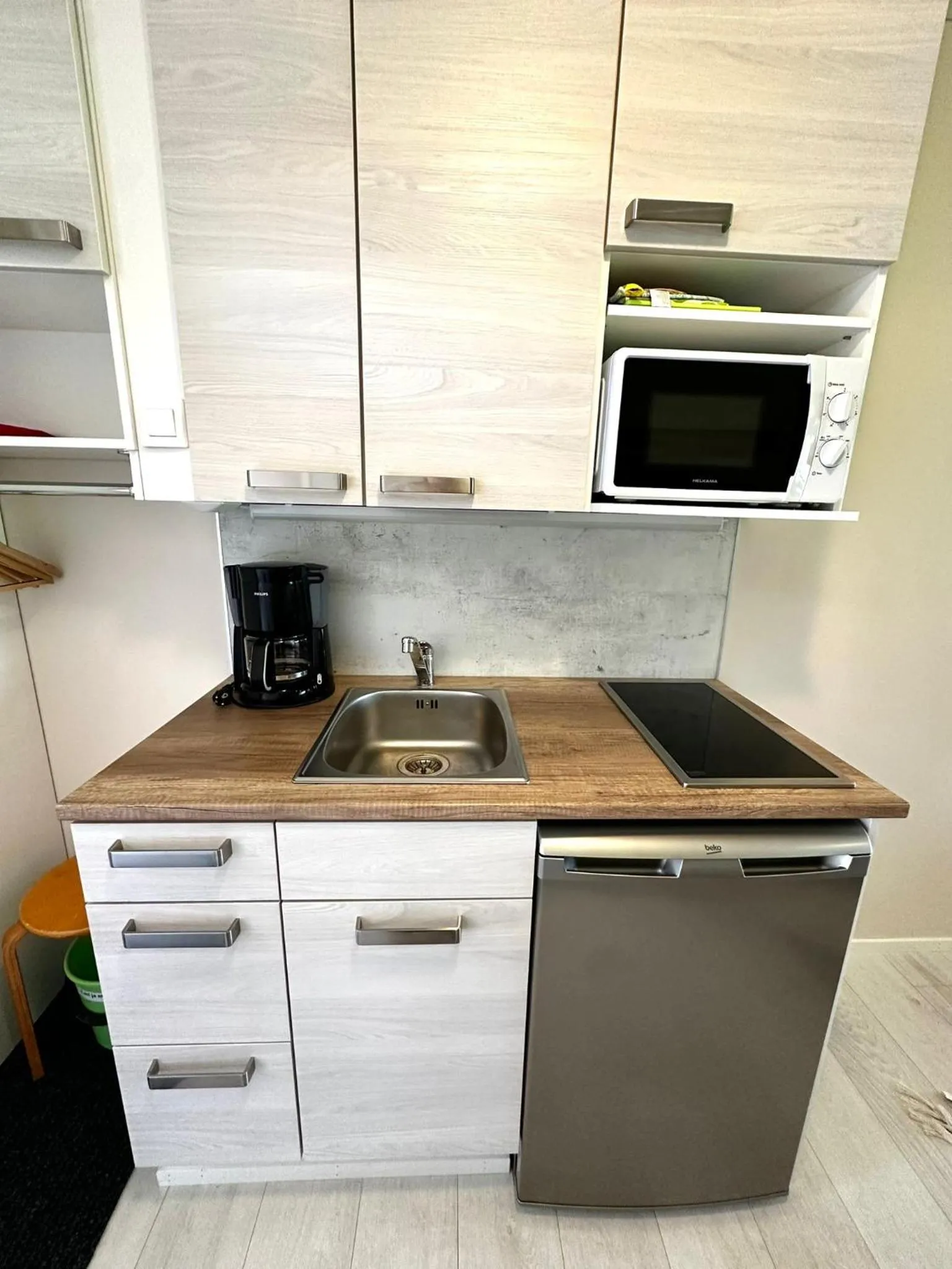 Kitchen or kitchenette in Jääskän Loma Apartment Hotel Härmä