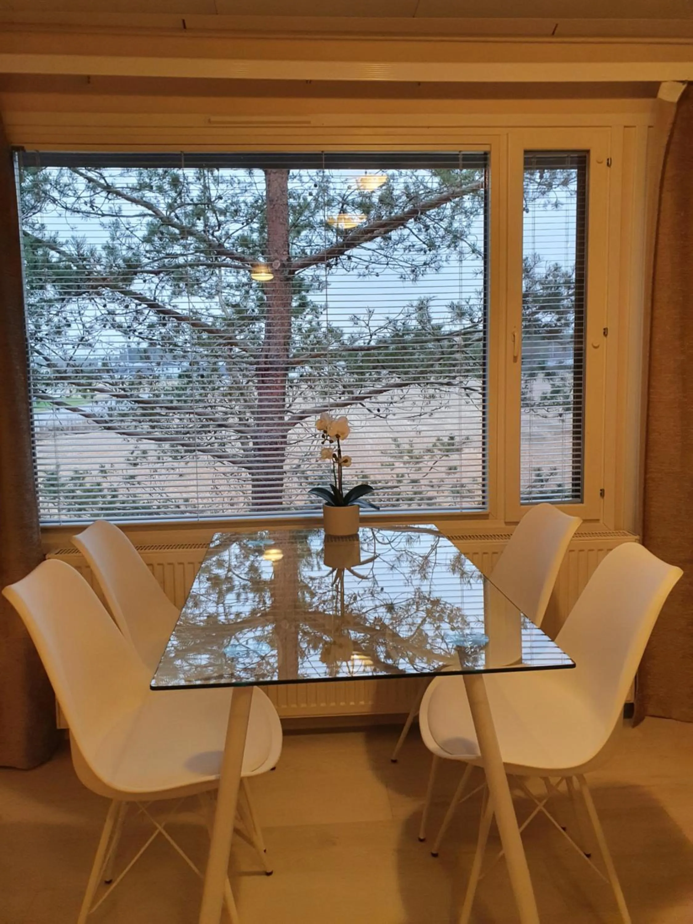 Dining area in Jääskän Loma Apartment Hotel Härmä