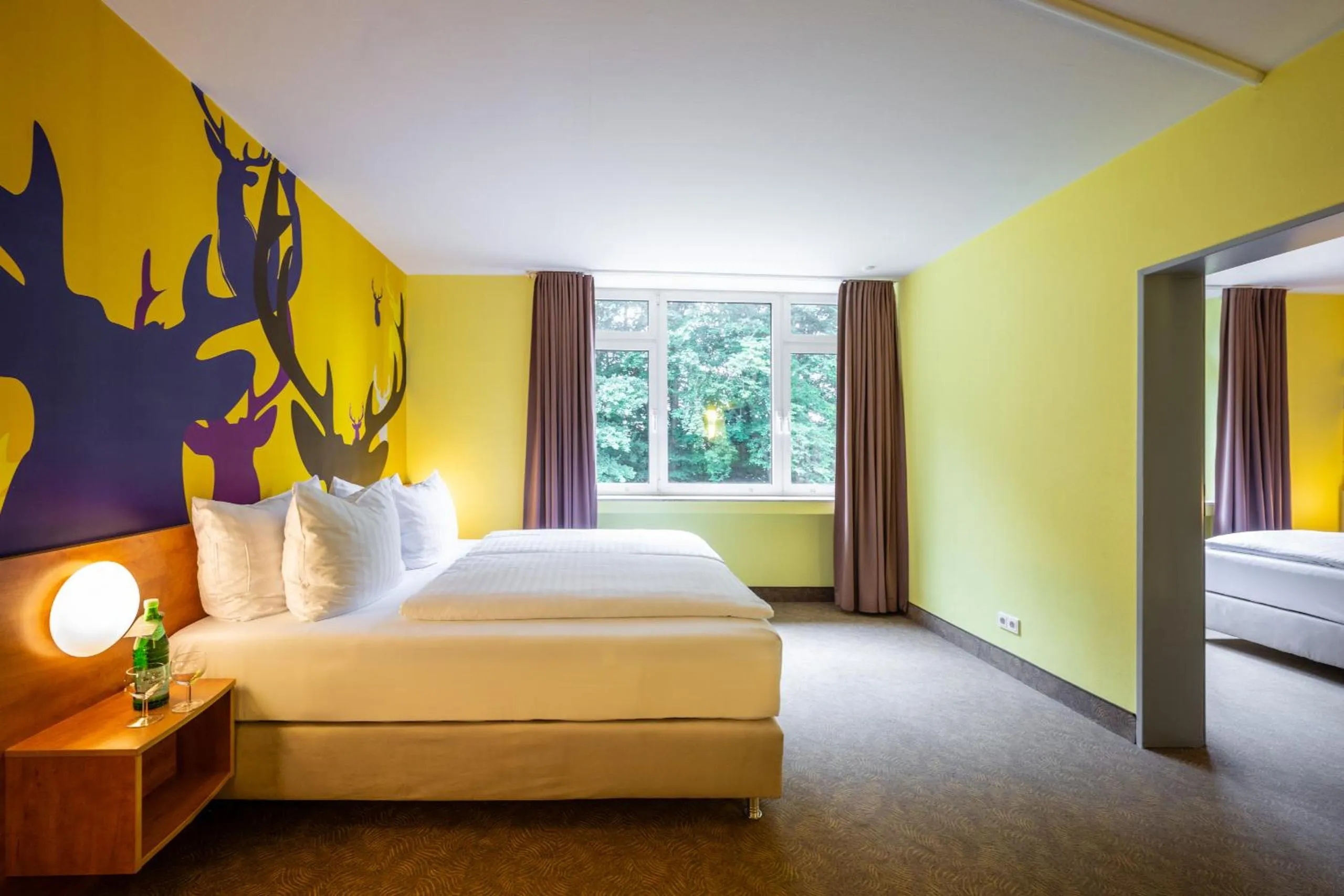 Family, Bed in Hotel Göttingen-West