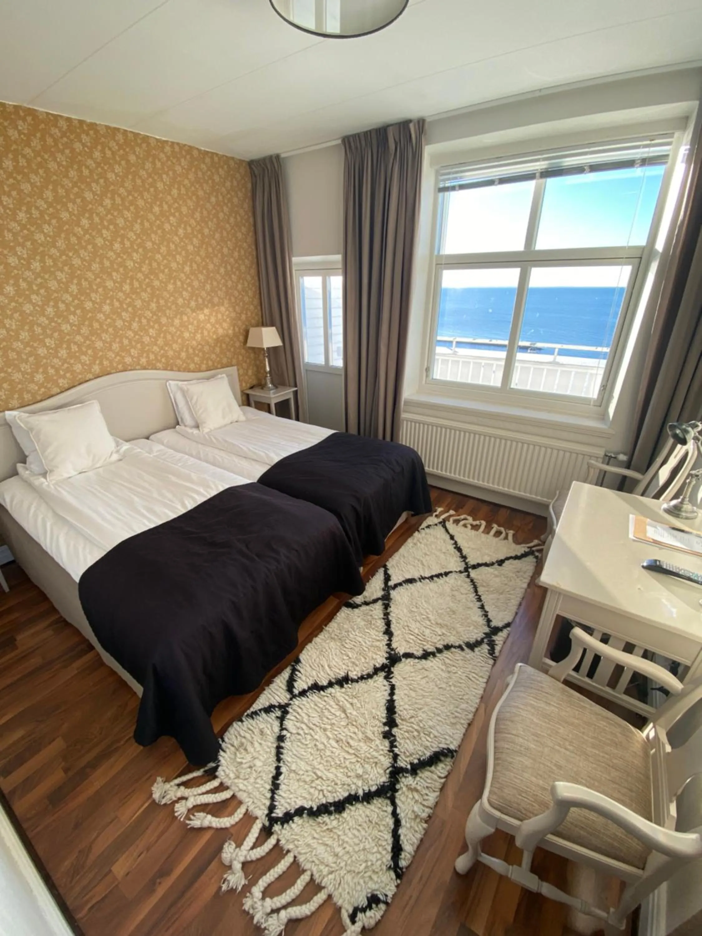 Bed in Grand Hôtel Mölle