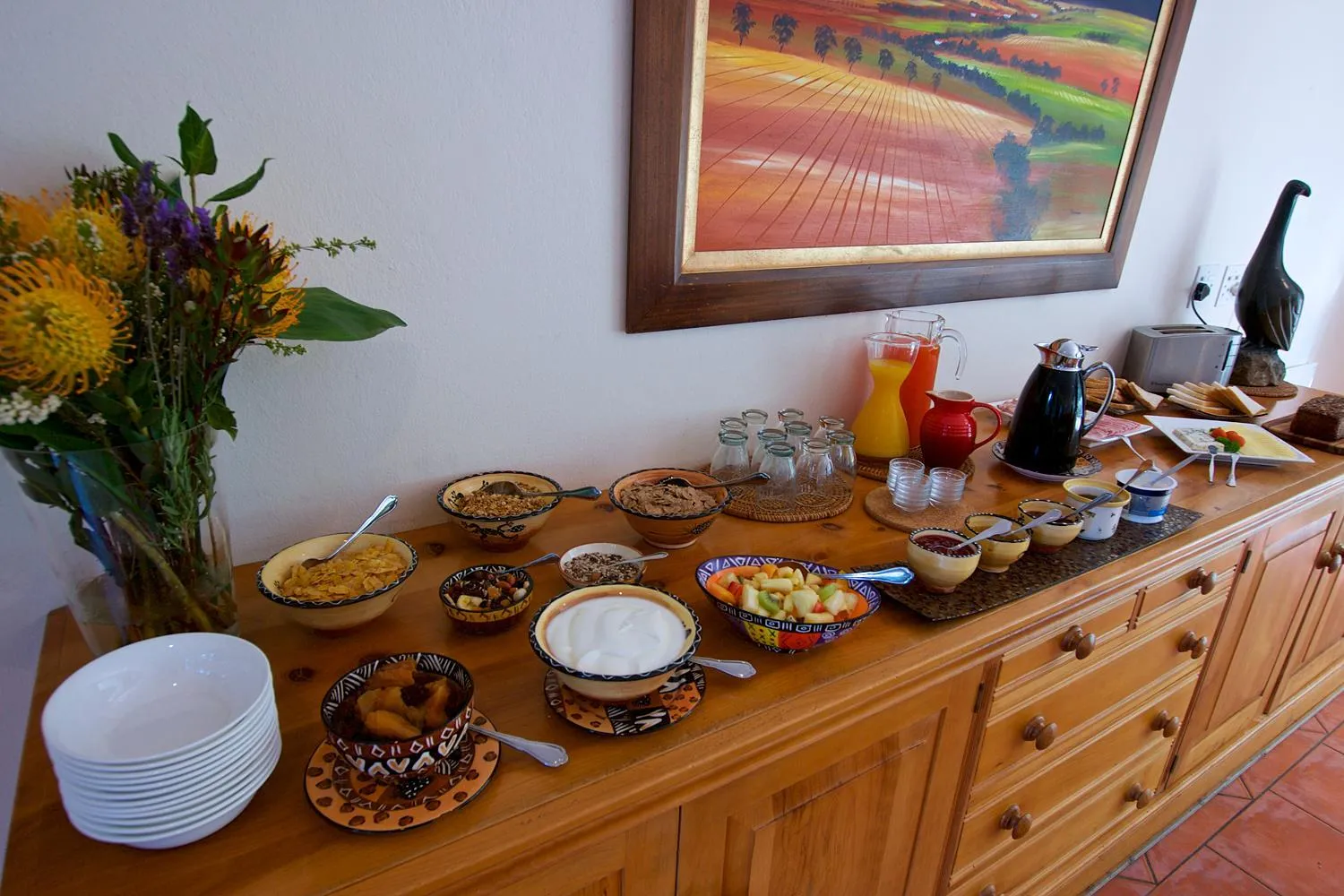 Breakfast in Golden Hill Guest House