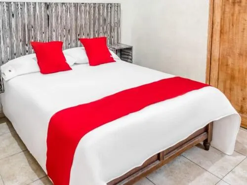 Bed in Hostal Santo Domingo