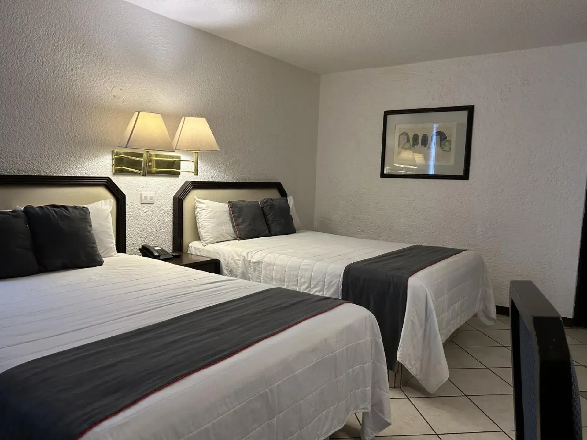 Bed in Hotel Del Portal, Puebla Bed in Hotel Del Portal, Puebla