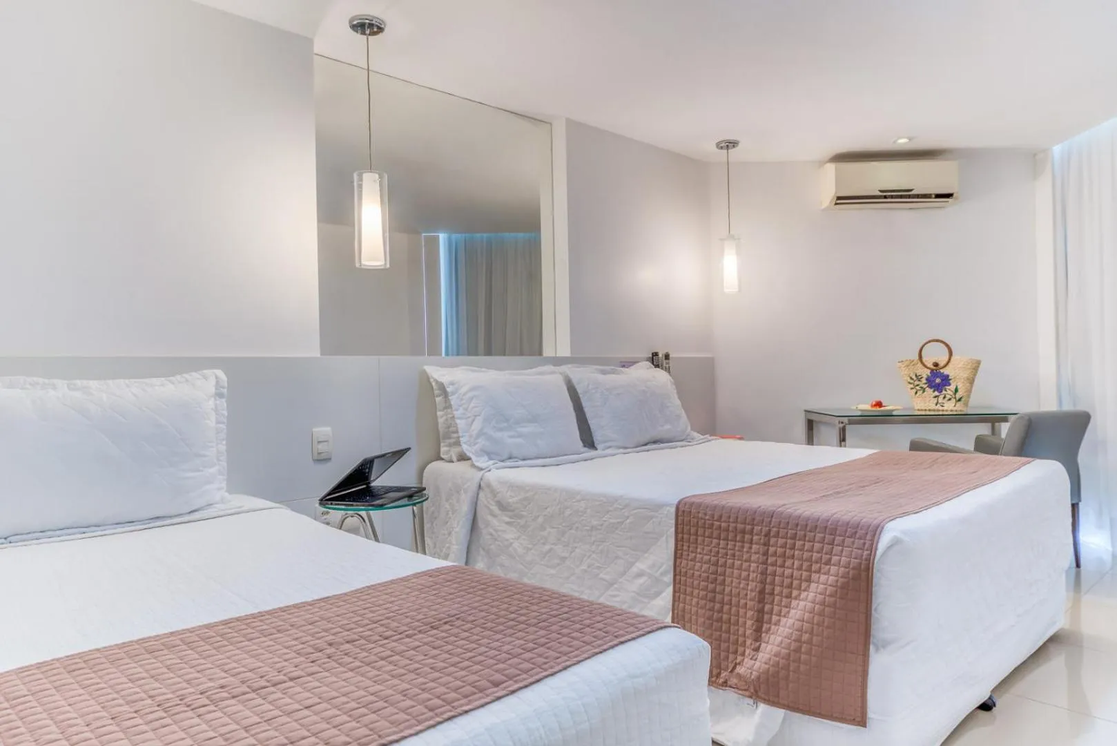 Bed in Hotel Brisa Praia Pajuçara