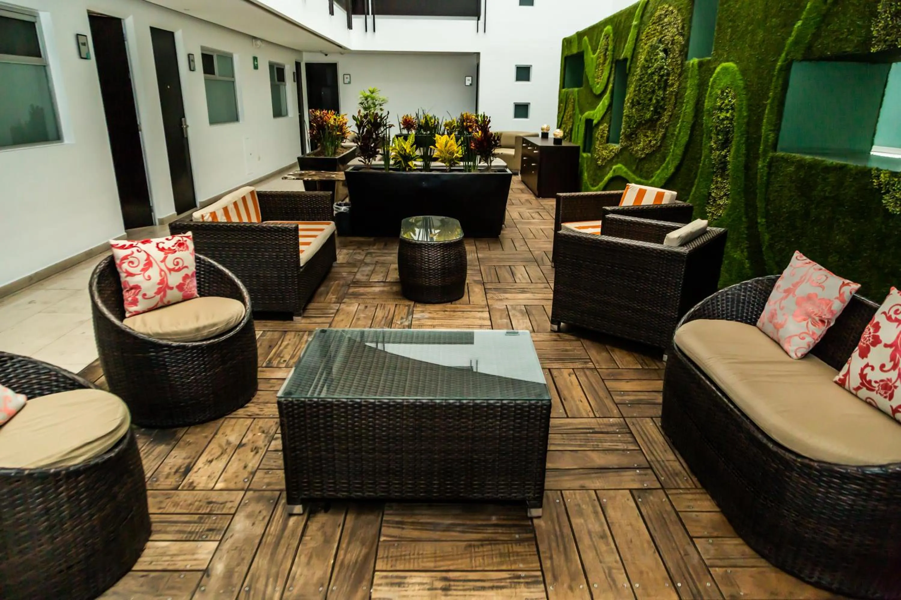 Seating area in Gamma Puebla Señorial Centro