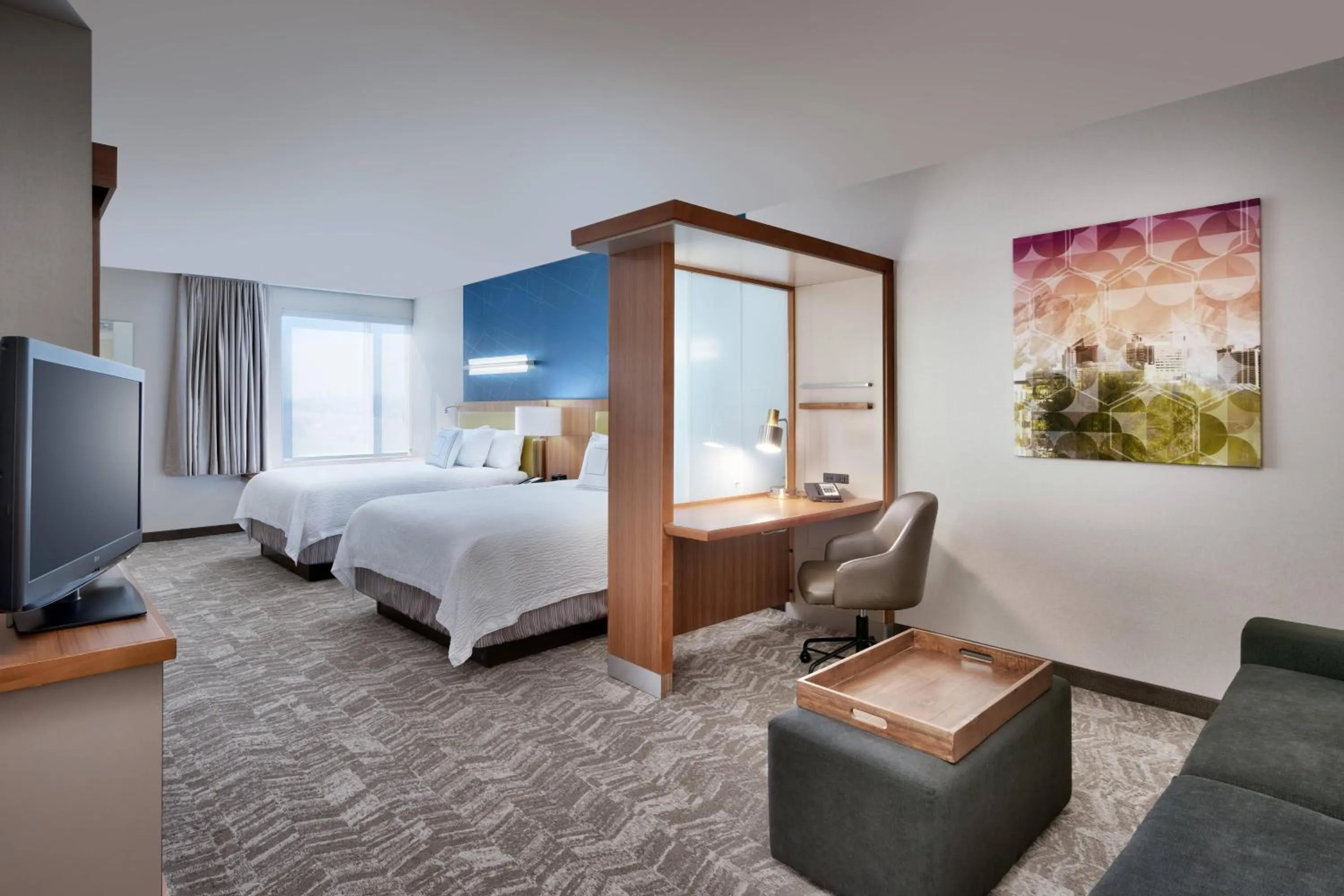 Photo of the whole room, Bed in SpringHill Suites by Marriott Salt Lake City Draper