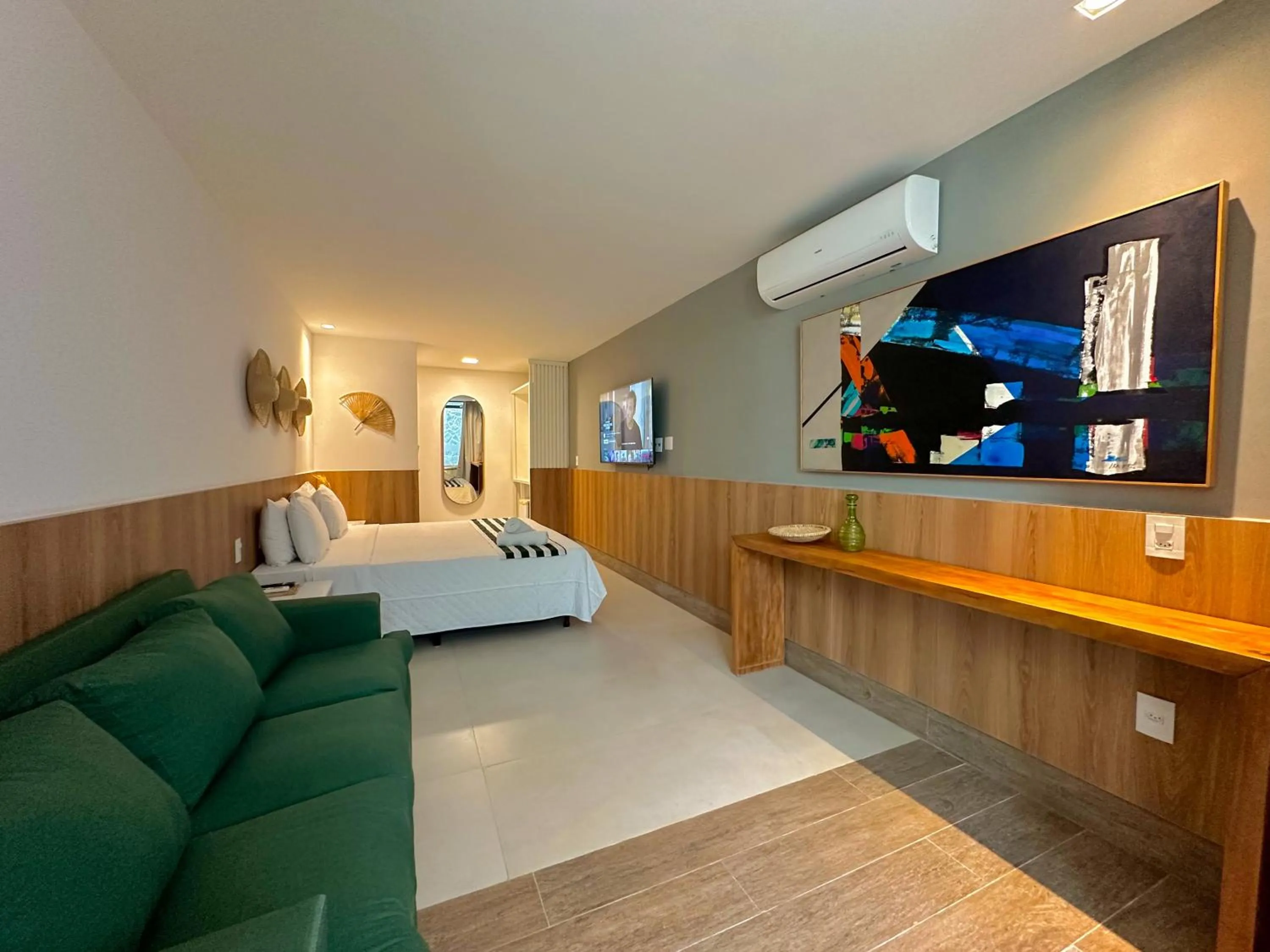 Seating area, Bed in Passagem Concept Hotel e Spa