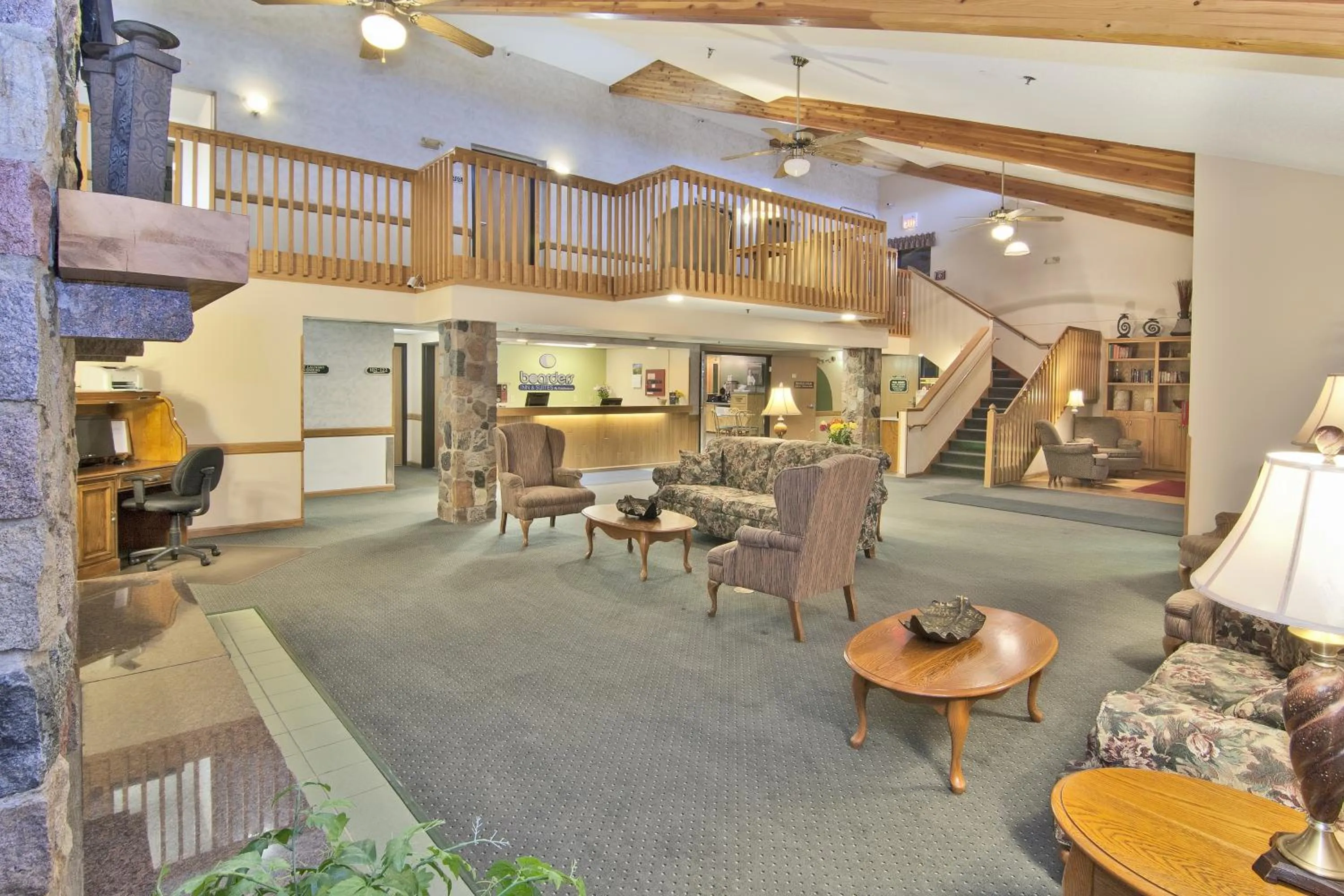 Lobby or reception in Boarders Inn & Suites by Cobblestone Hotels - Faribault