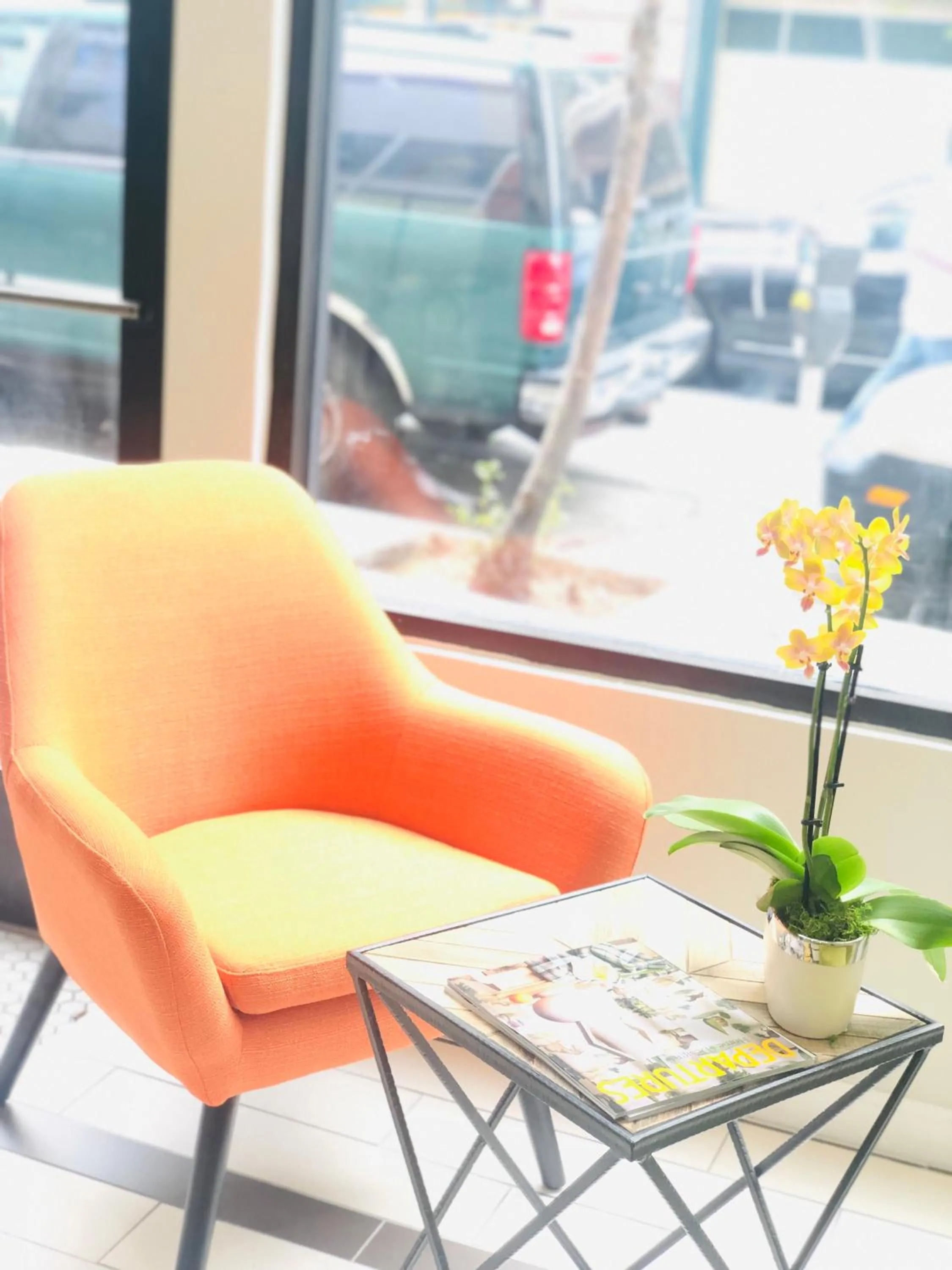 Seating area in Bay Hotel