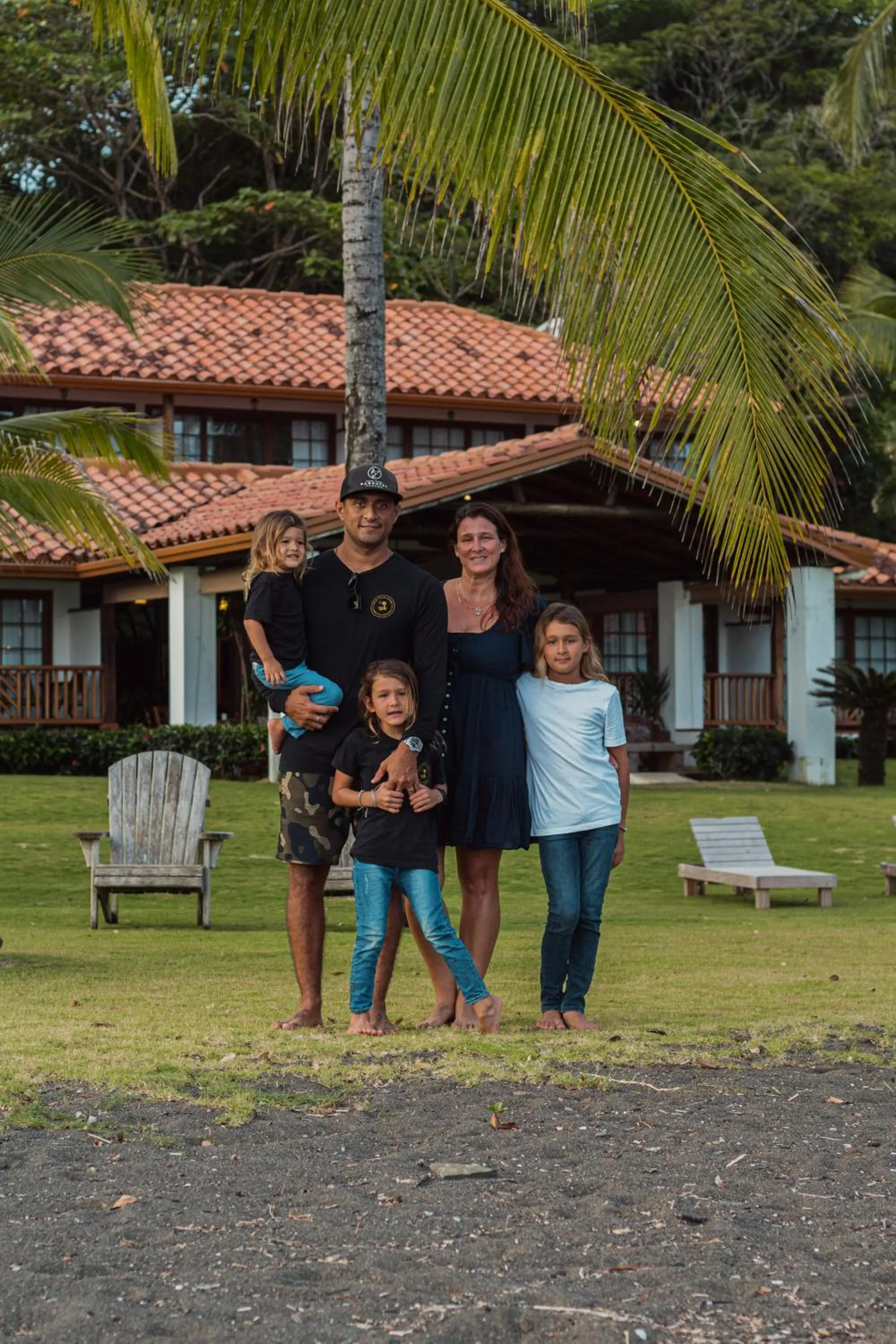 Family in Hotel Playa Cambutal