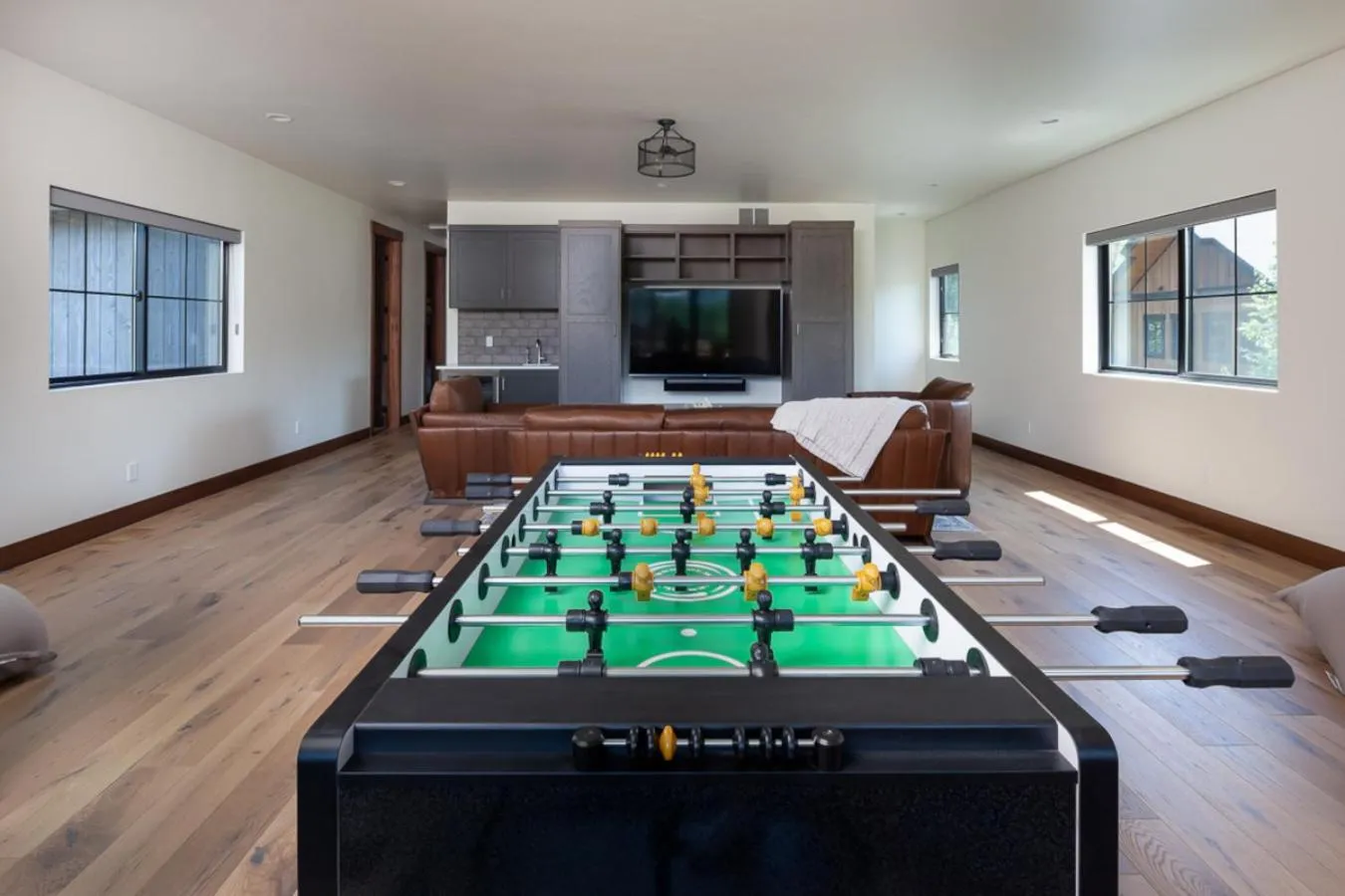 Game Room in Lodge at Whitefish Lake
